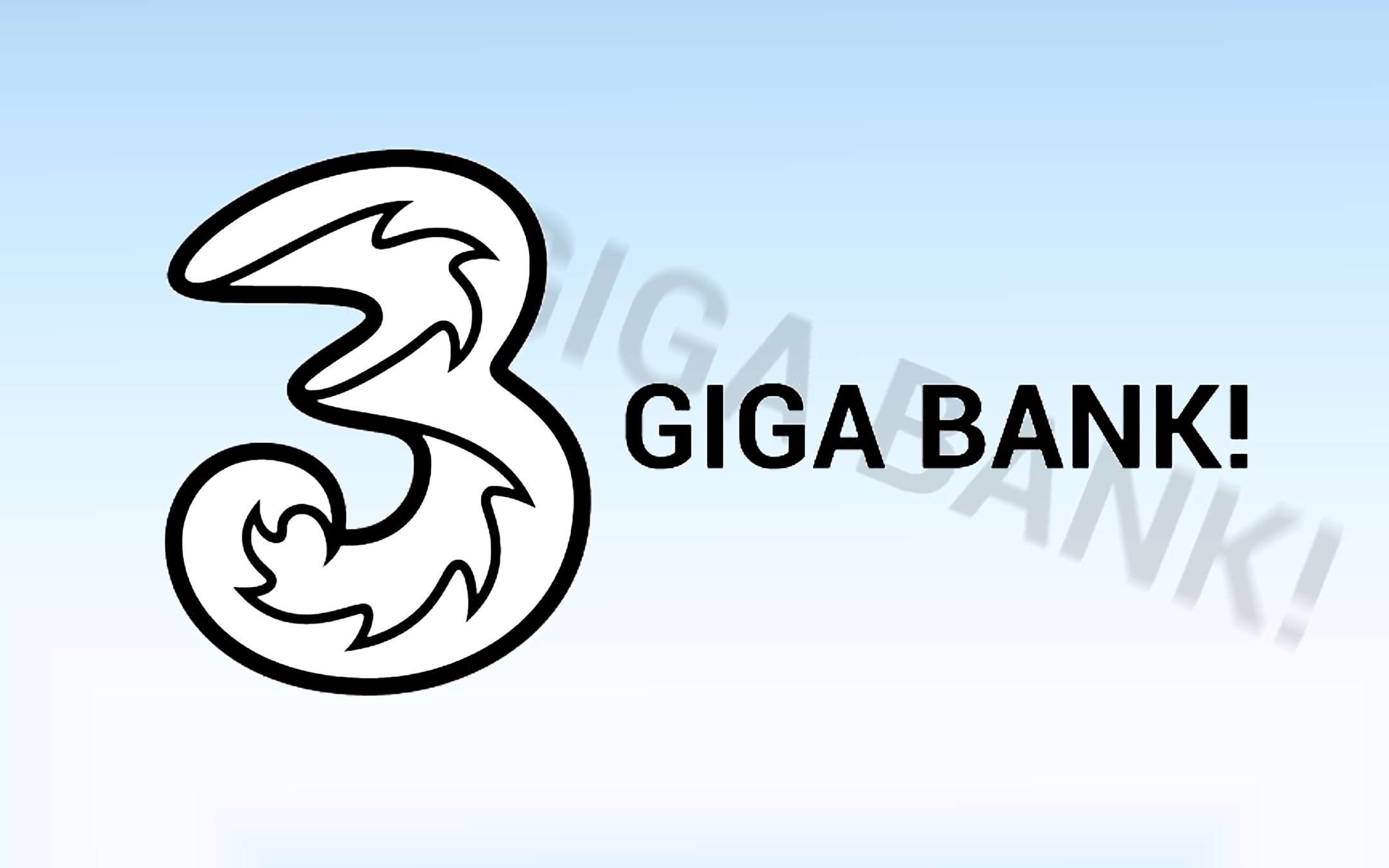 3 lancia la nuova GIGA BANK