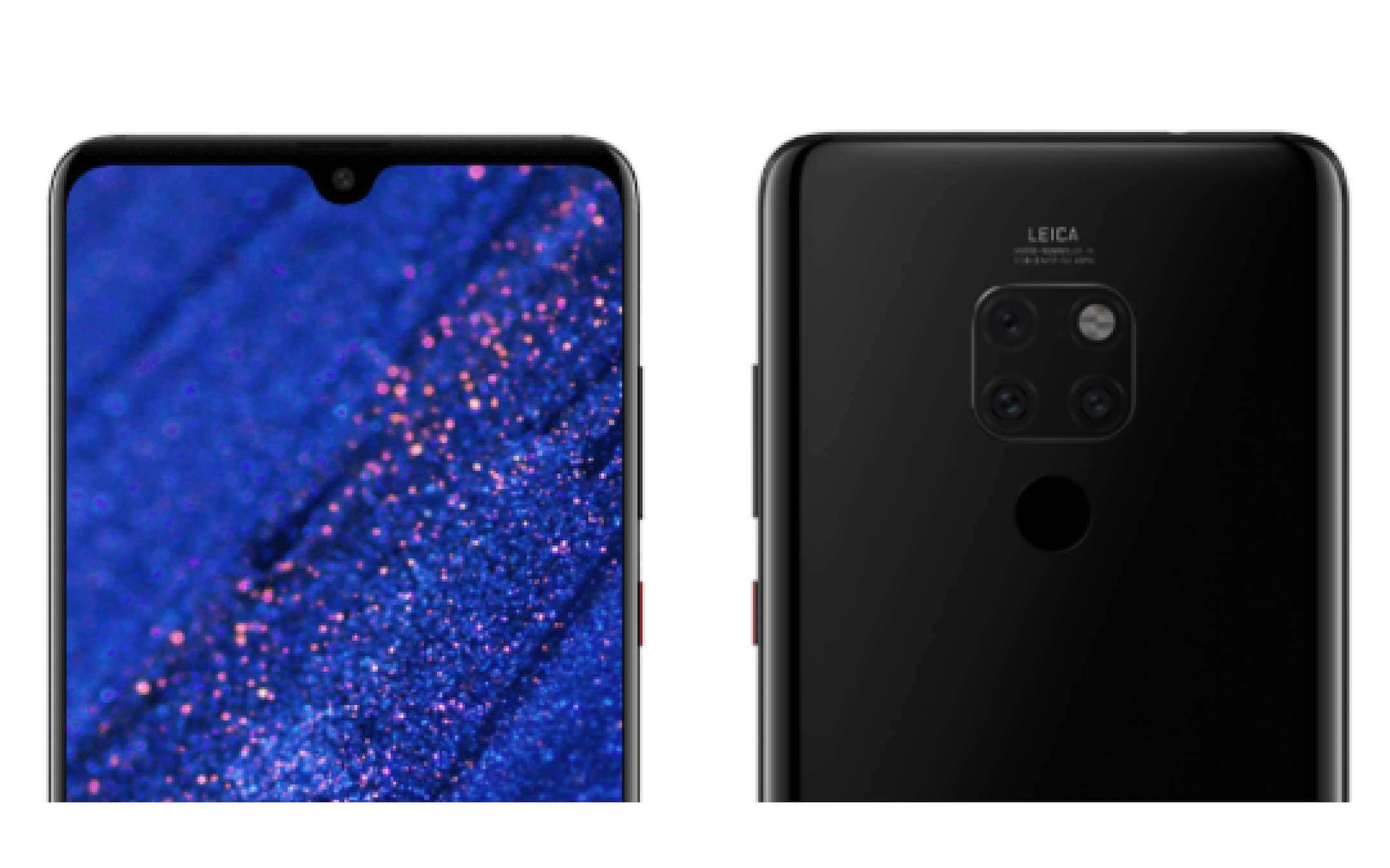 Huawei Mate 20: i render stampa ufficiali