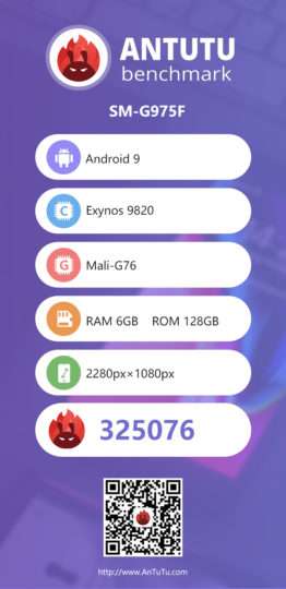 galaxy s10 benchmark