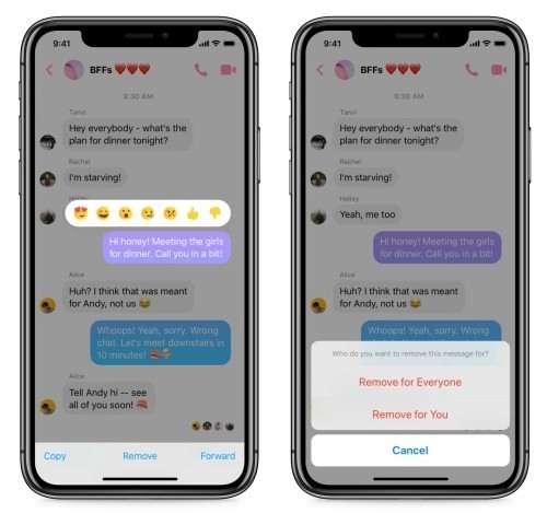 messenger ecco come si cancellano i messaggi