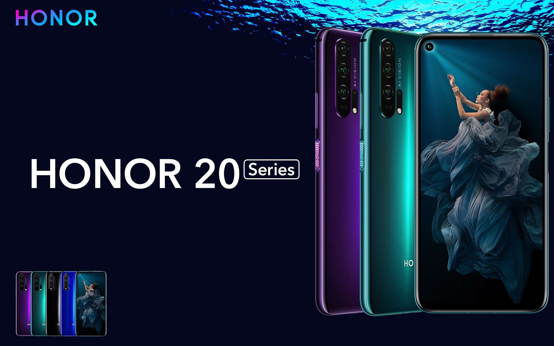 HONOR 20 e 20 Pro ufficiali: specifiche e prezzi