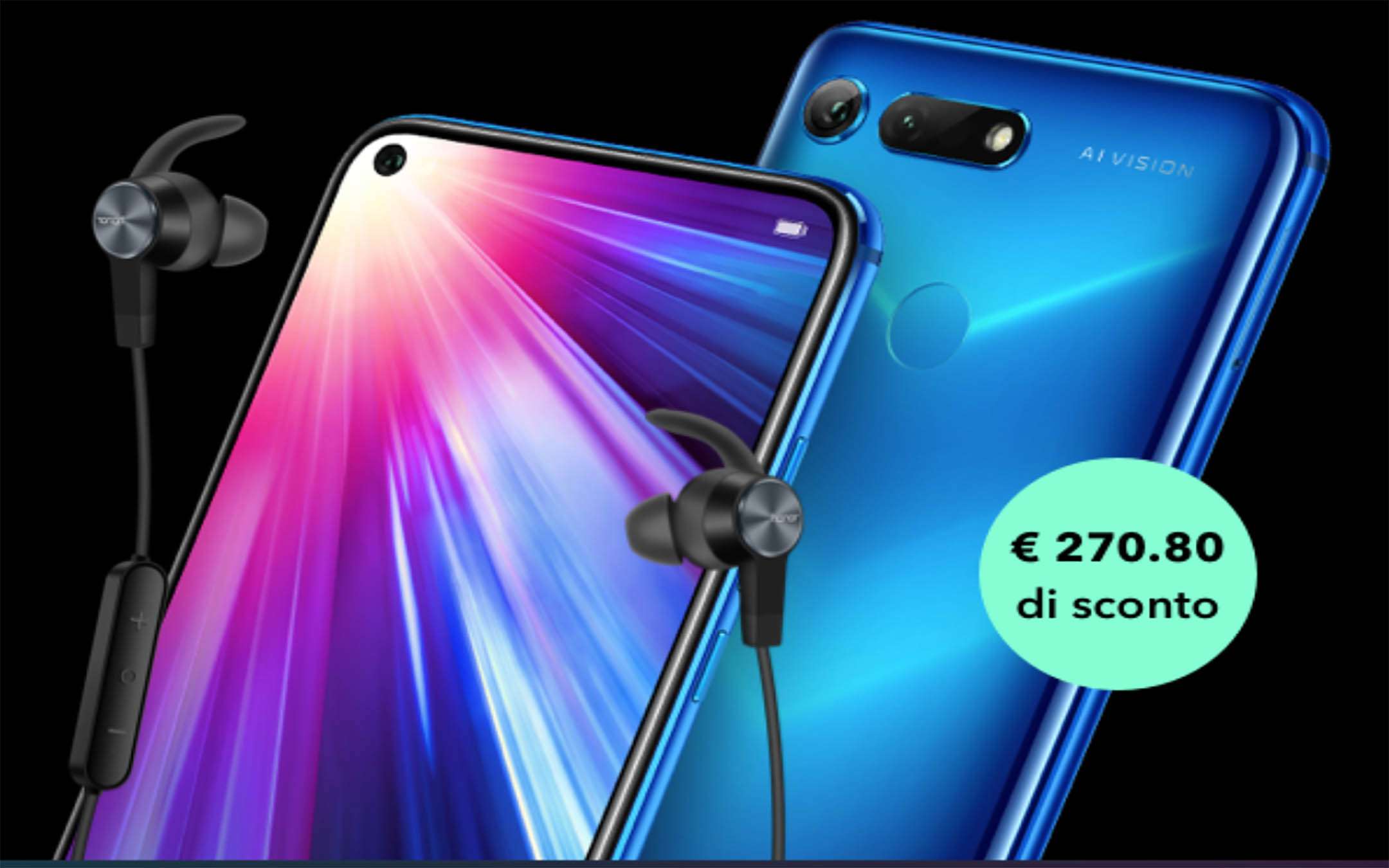 HONOR View20: offerta lampo a €499 con un regalo