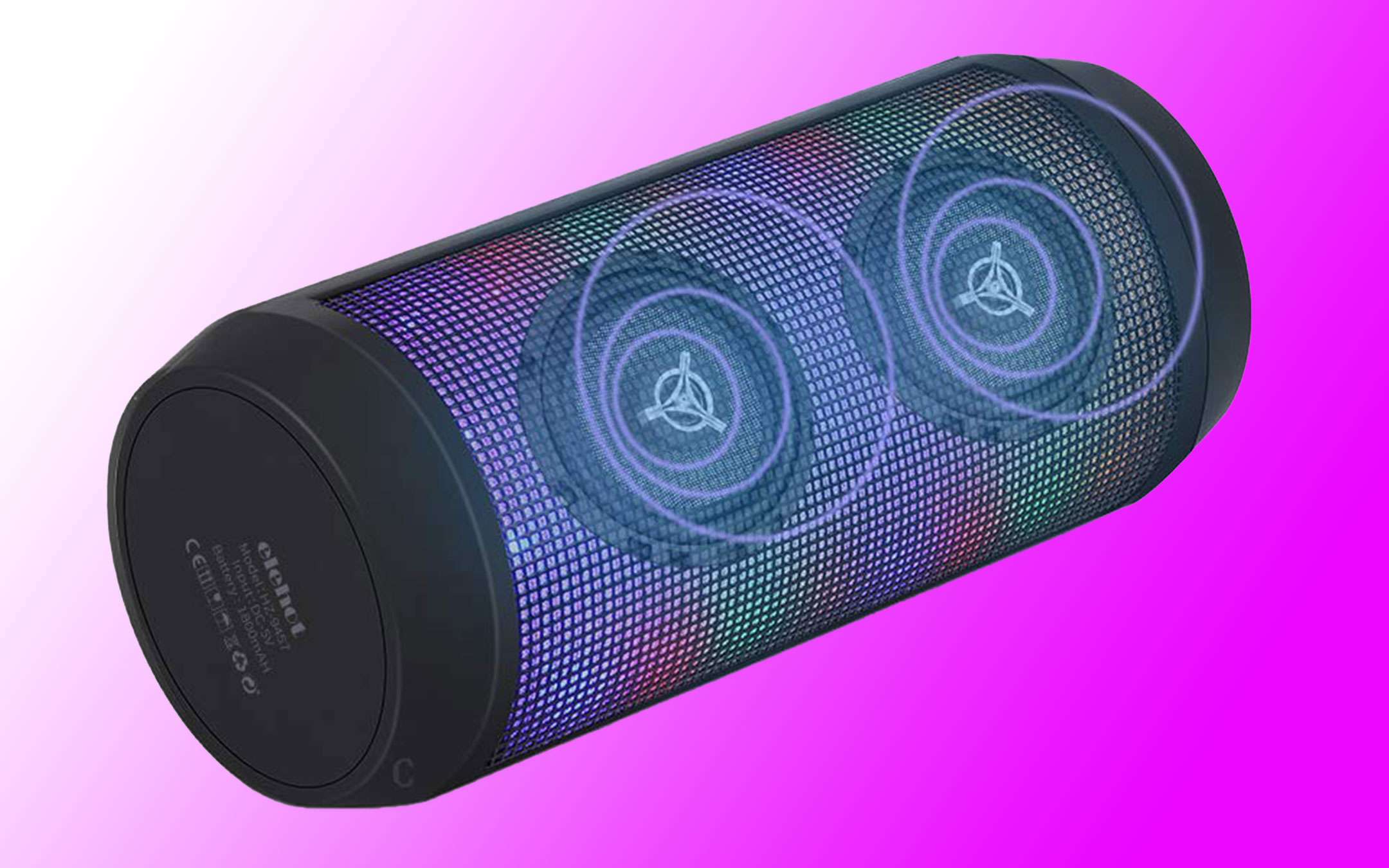 Speaker audio Bluetooth con LED a 16€ su Amazon