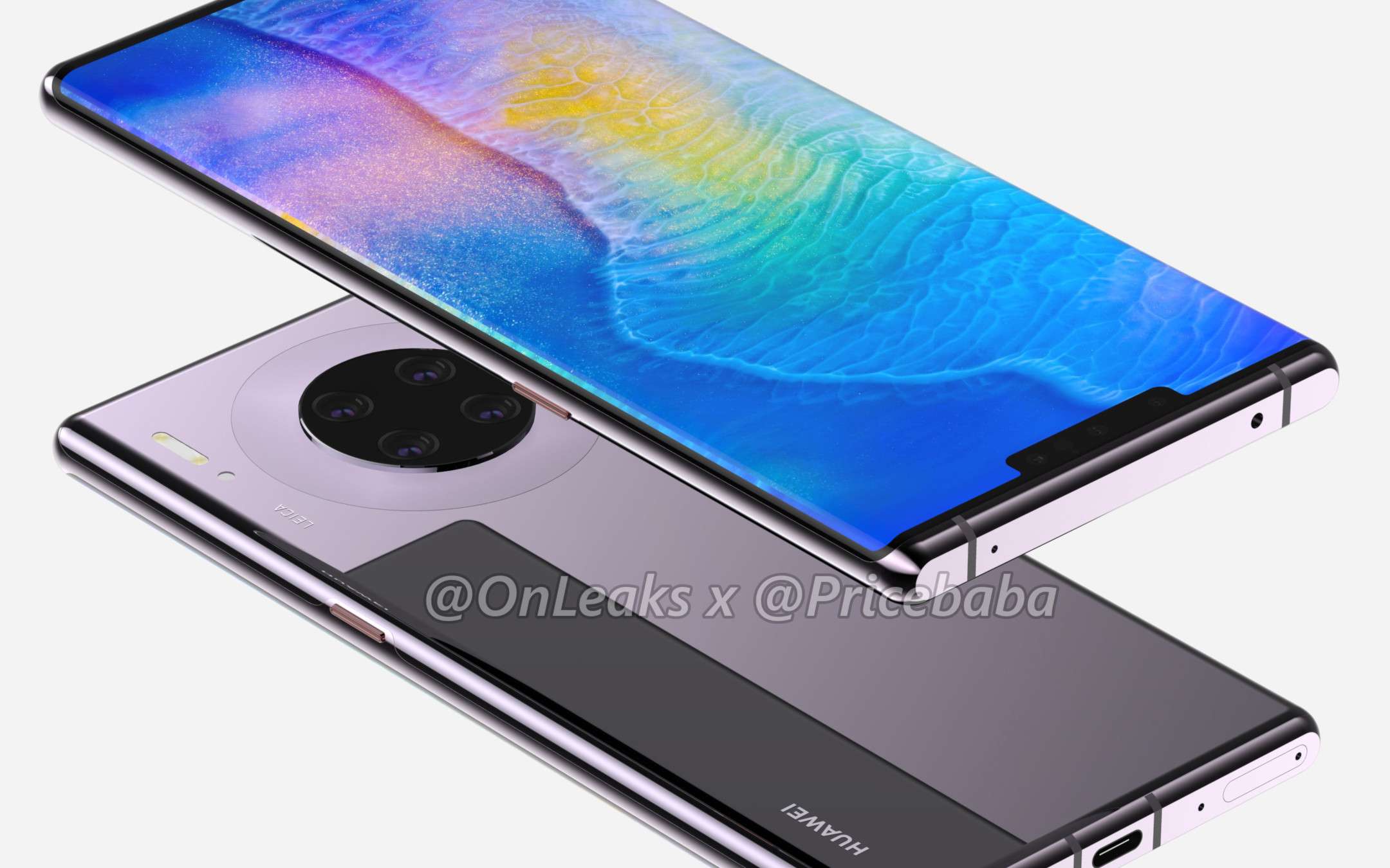 Huawei Mate 30 Pro mostrato a 360° in un video