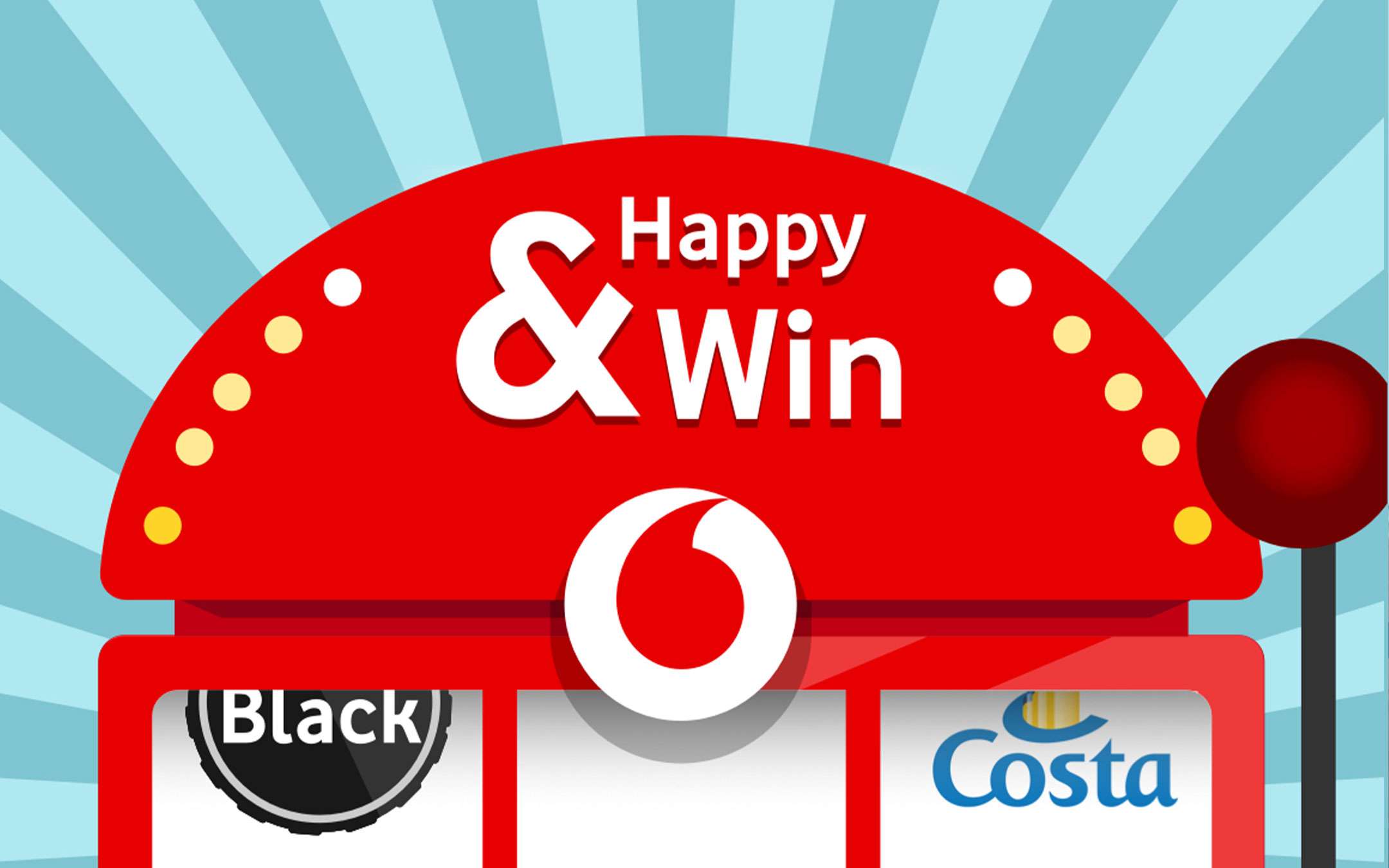 Happy & Win: Vodafone premia i suoi clienti