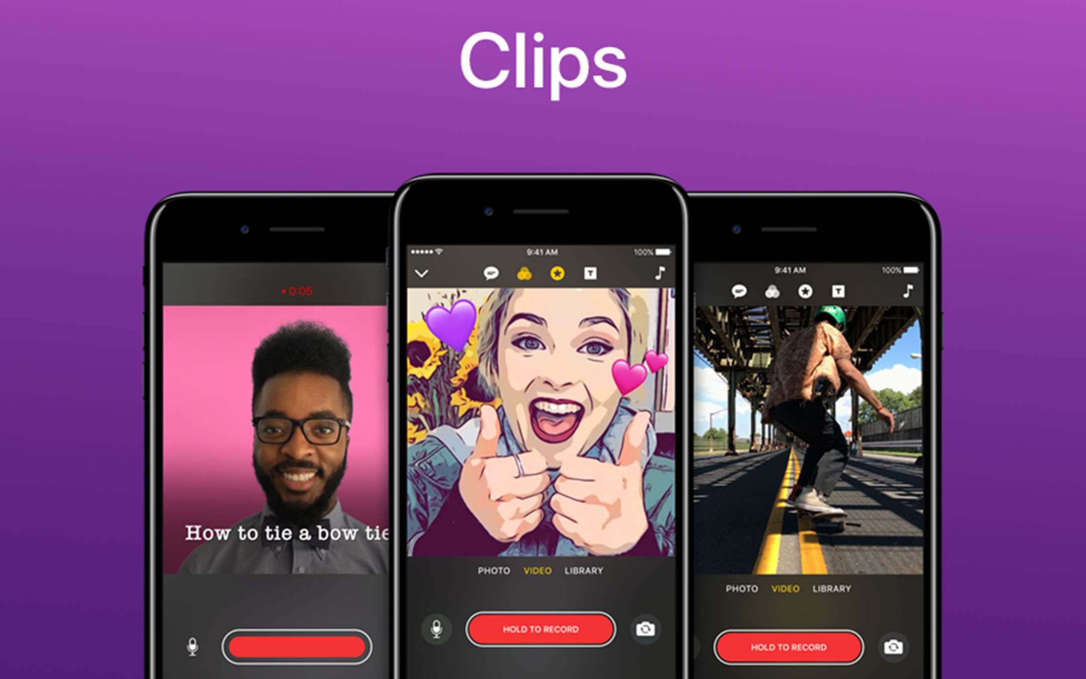 Apple Clips si aggiorna con divertenti novità