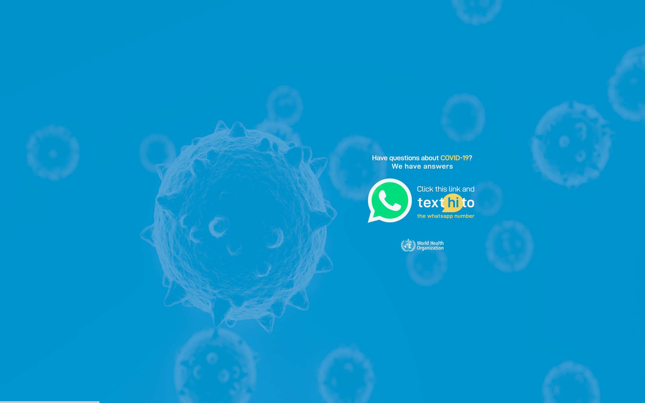 Coronavirus: come avere info ufficiali su WhatsApp