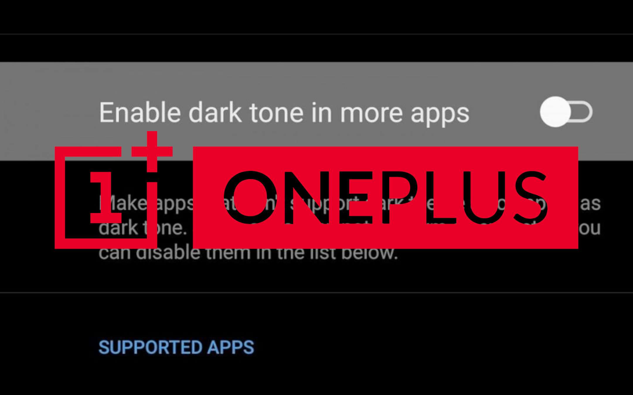 OnePlus OxygenOS presto dark mode forzata a livello di sistema