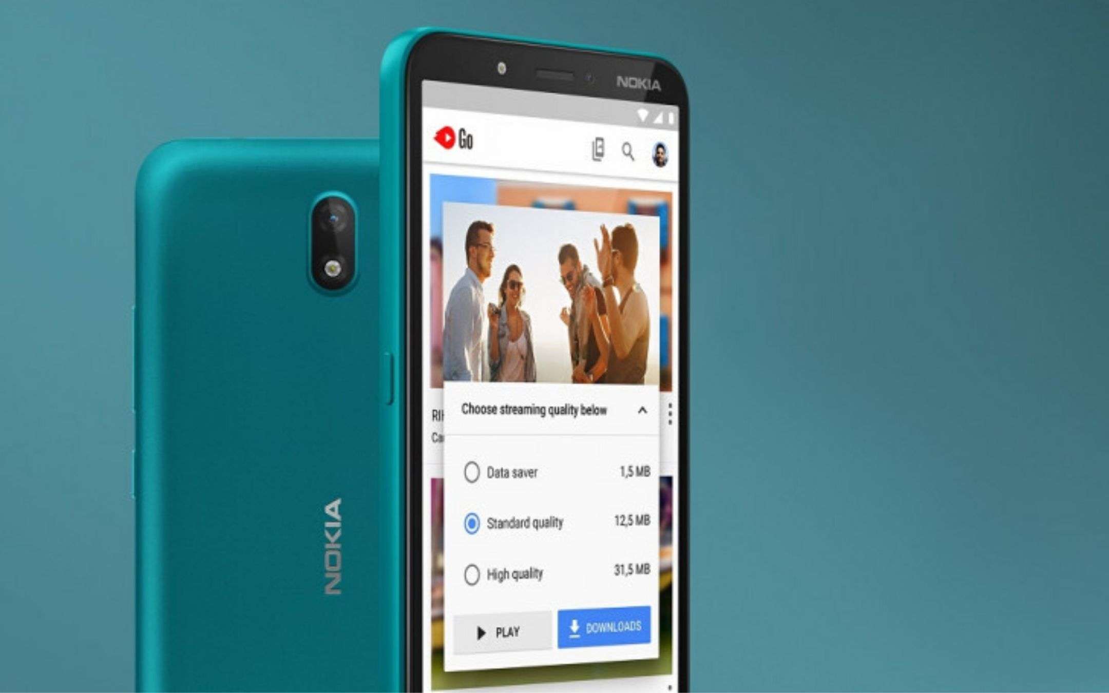 Nokia C2 ufficiale con Android Go in versione Pie