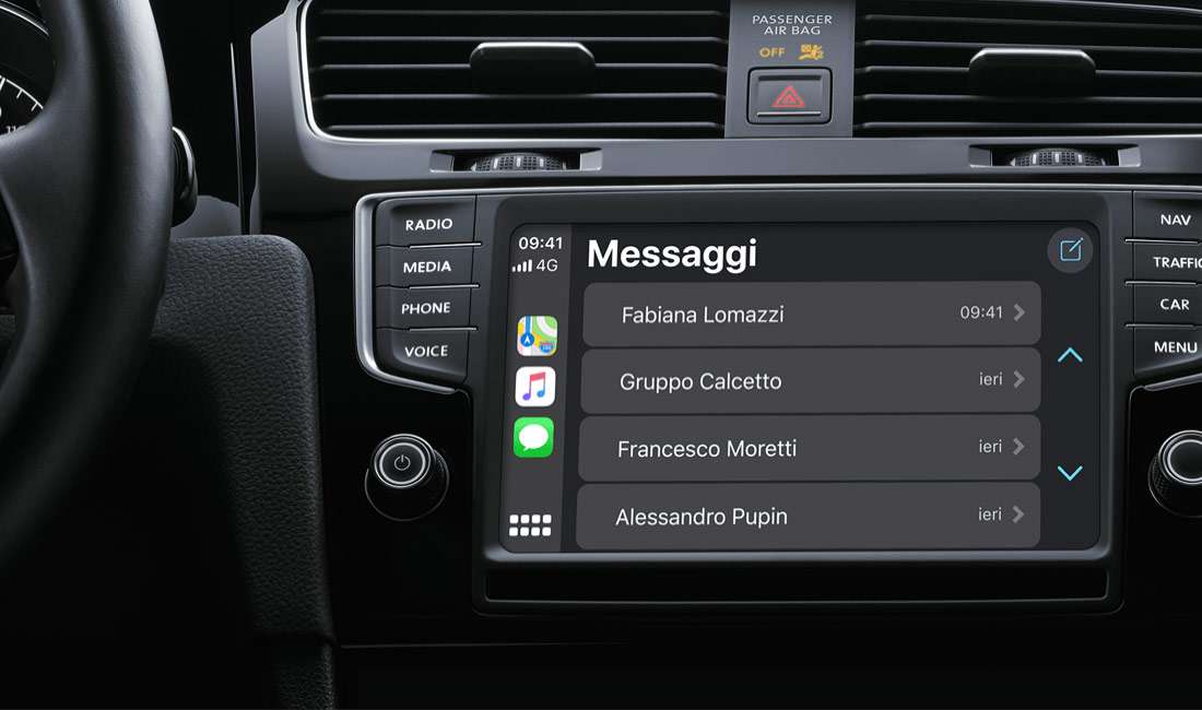 Apple CarPlay: spunta un grave bug legato ai messaggi