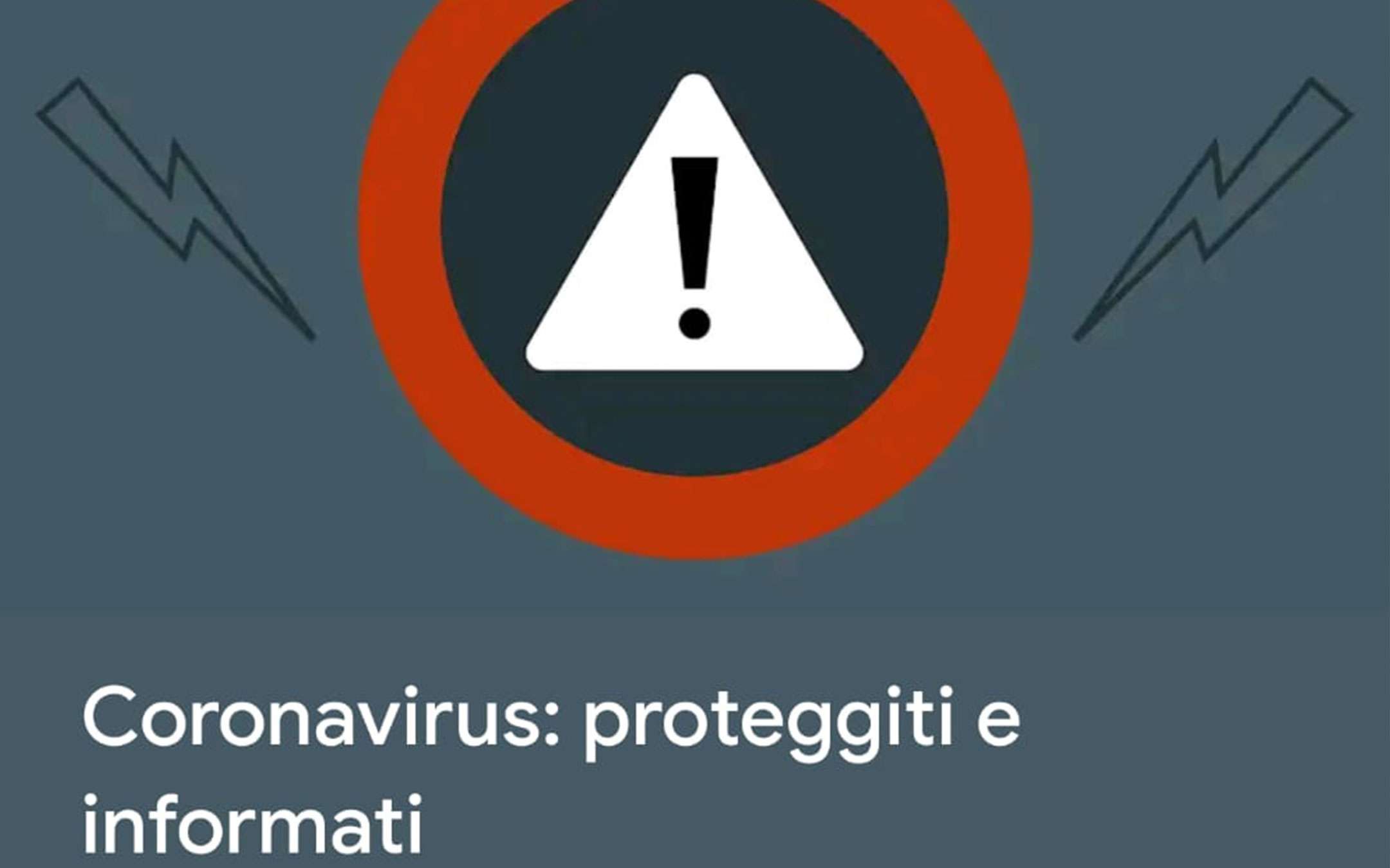 Coronavirus: il Play Store ti aiuta a informarti