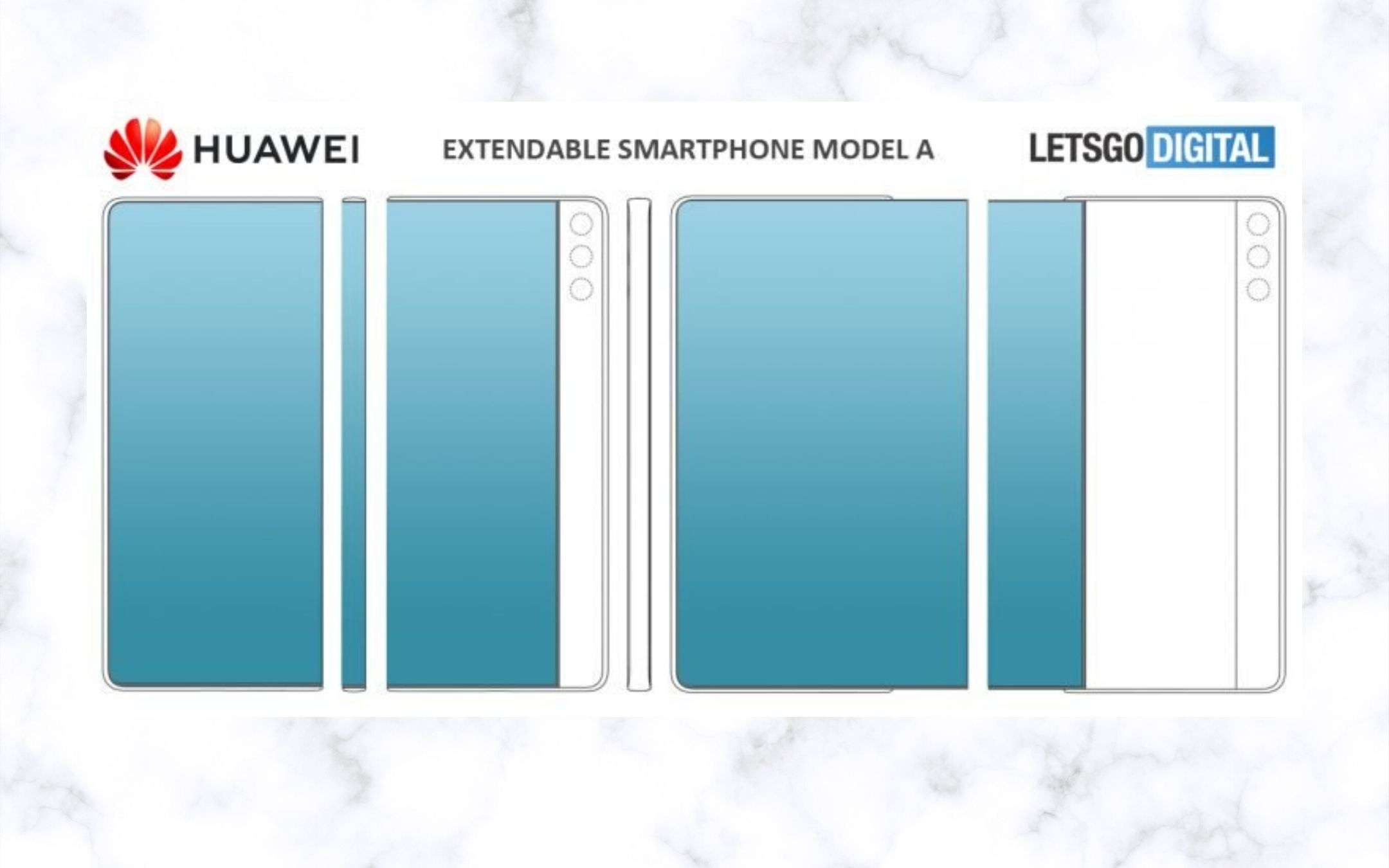 Huawei: un brevetto mostra un display estraibile