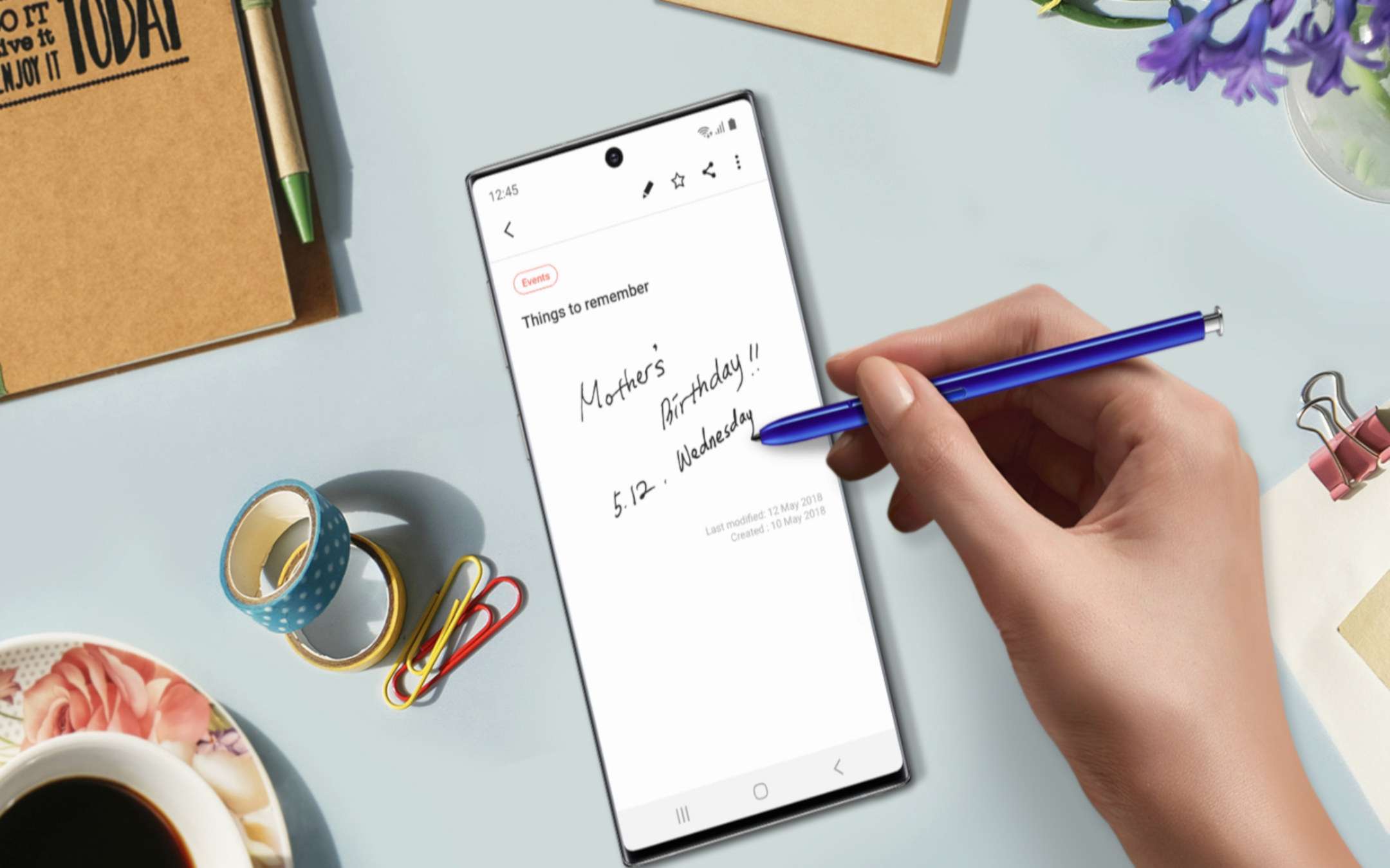 Samsung Notes si aggiorna e fa il pieno di novità