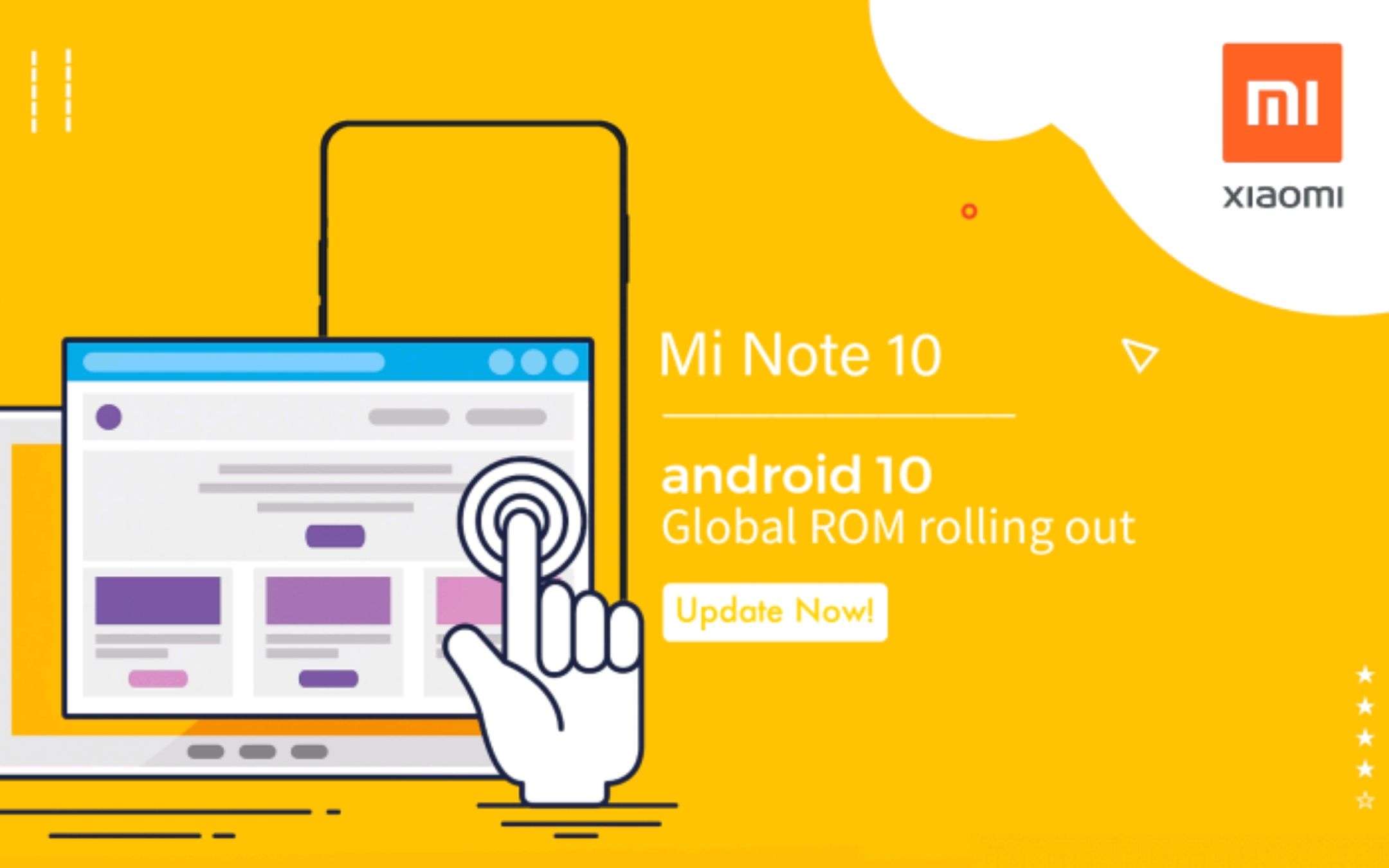 Xiaomi Mi Note 10: Android 10 Global in arrivo