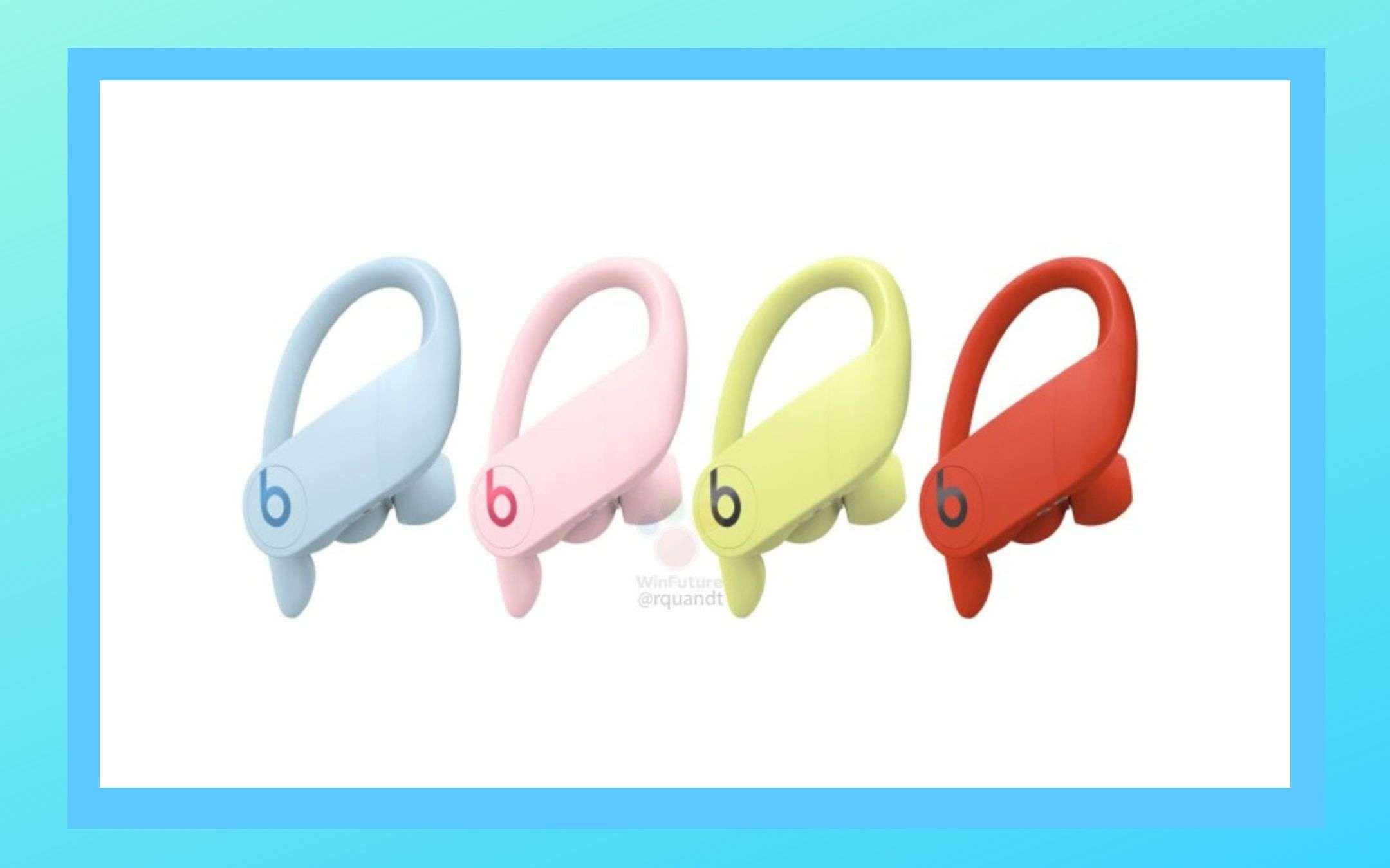 Apple Powerbeats Pro trapelate in quattro colori