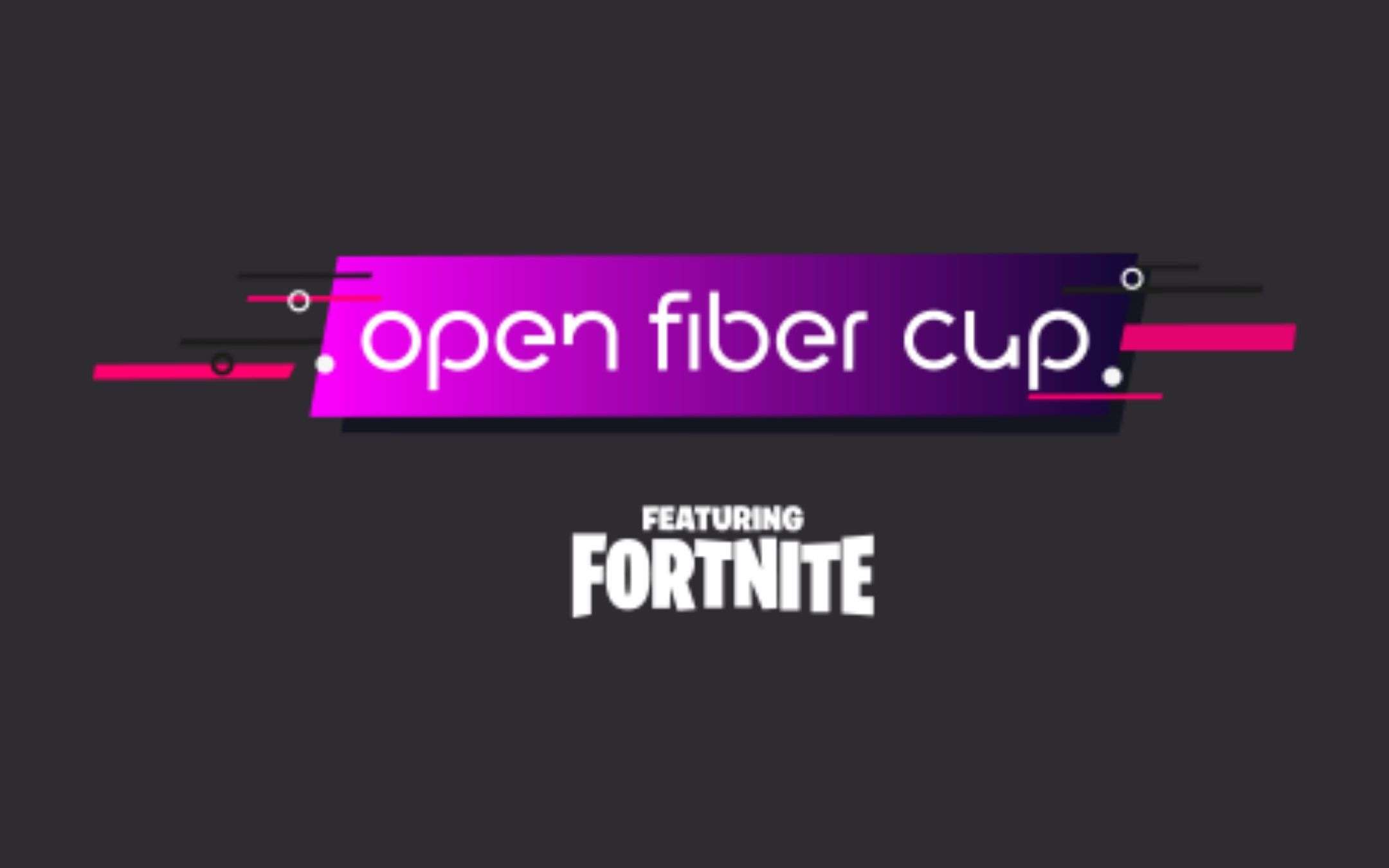 Fortnite: sfide in arena con la Open Fiber Cup