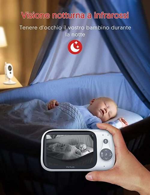 baby monitor a infrarossi