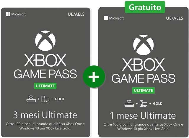 Xbox Game Pass Ultimate in offerta