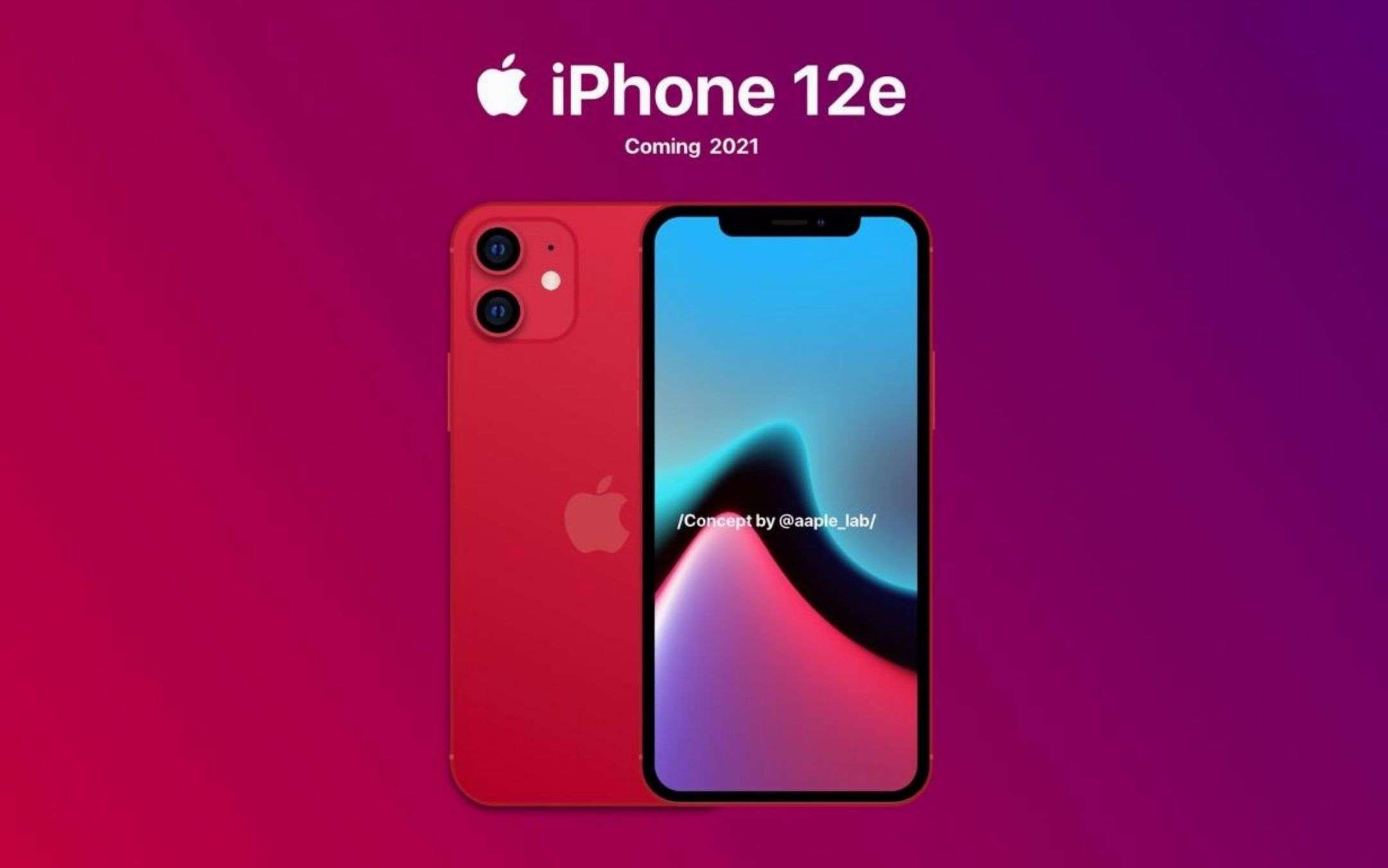 iPhone 12e 4G: in arrivo a marzo 2021 a 549$