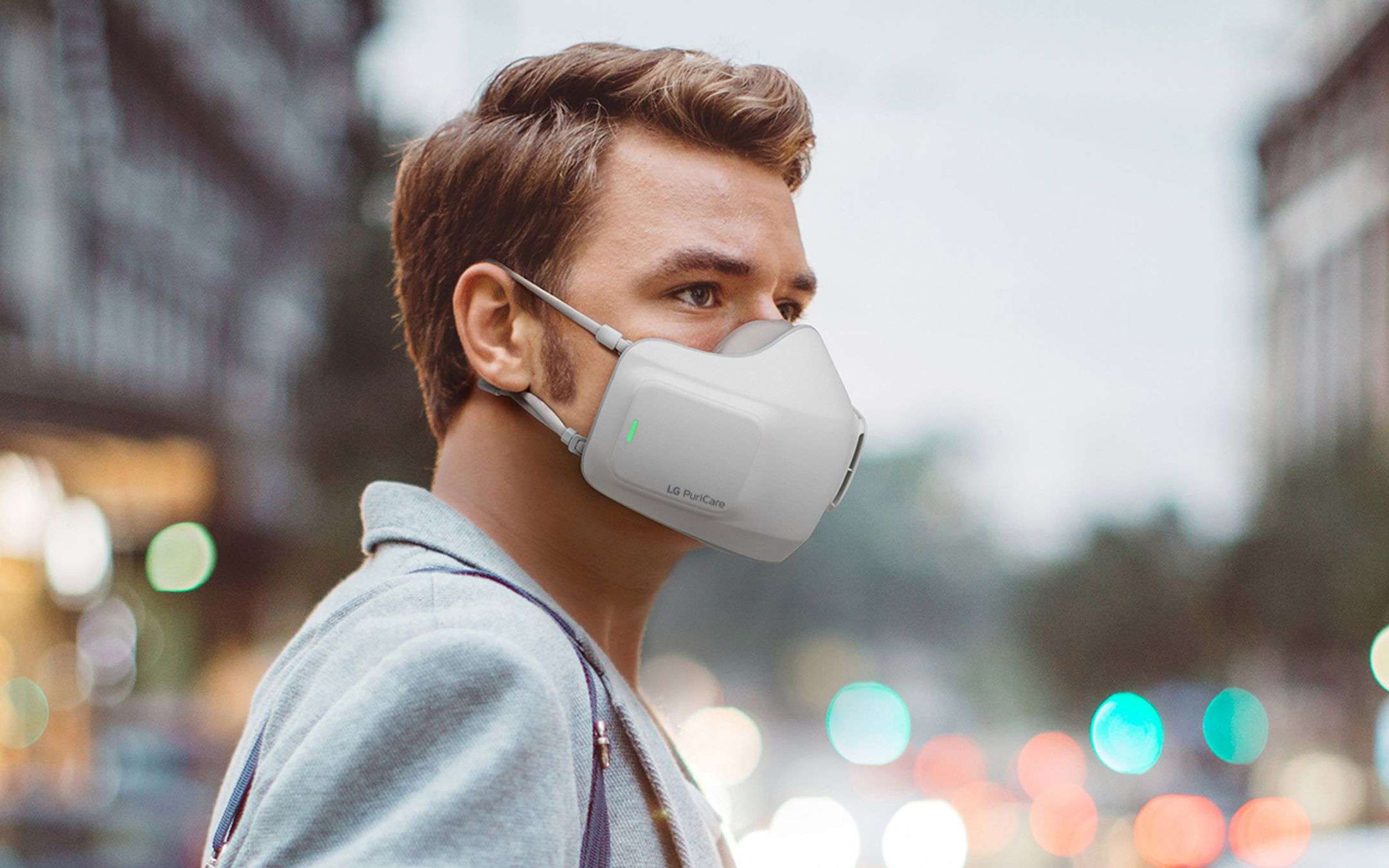 LG, la mascherina con filtro e ventilazione