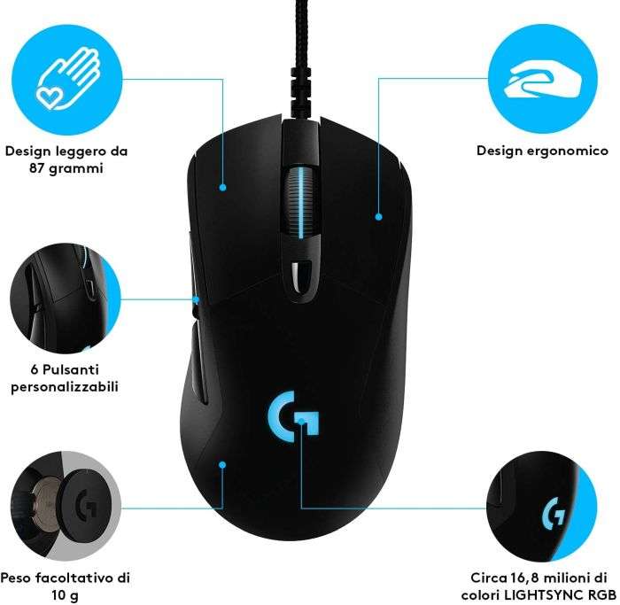 mouse gaming Logitech