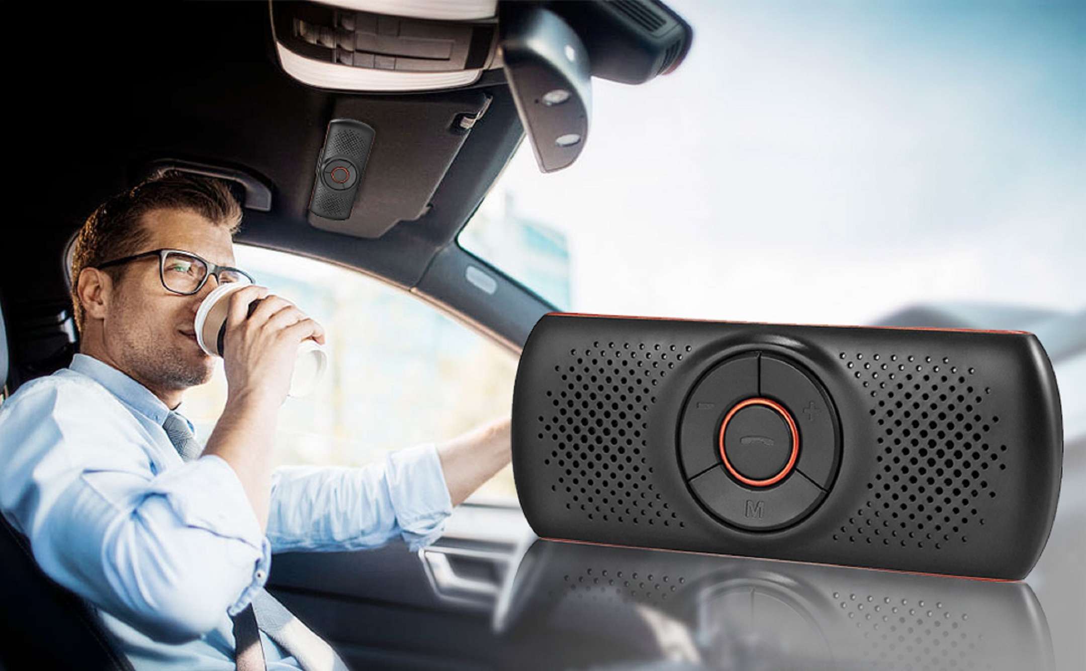 Vivavoce Bluetooth per auto a soli 15,99€ su Amazon