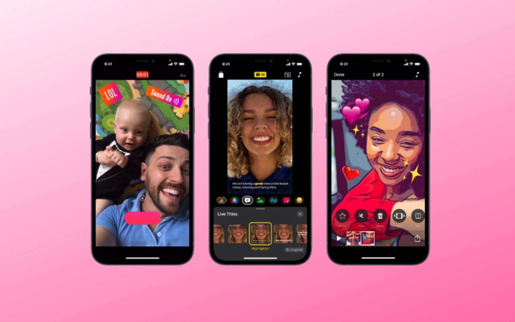 Apple Clips: tante novità per i content creator