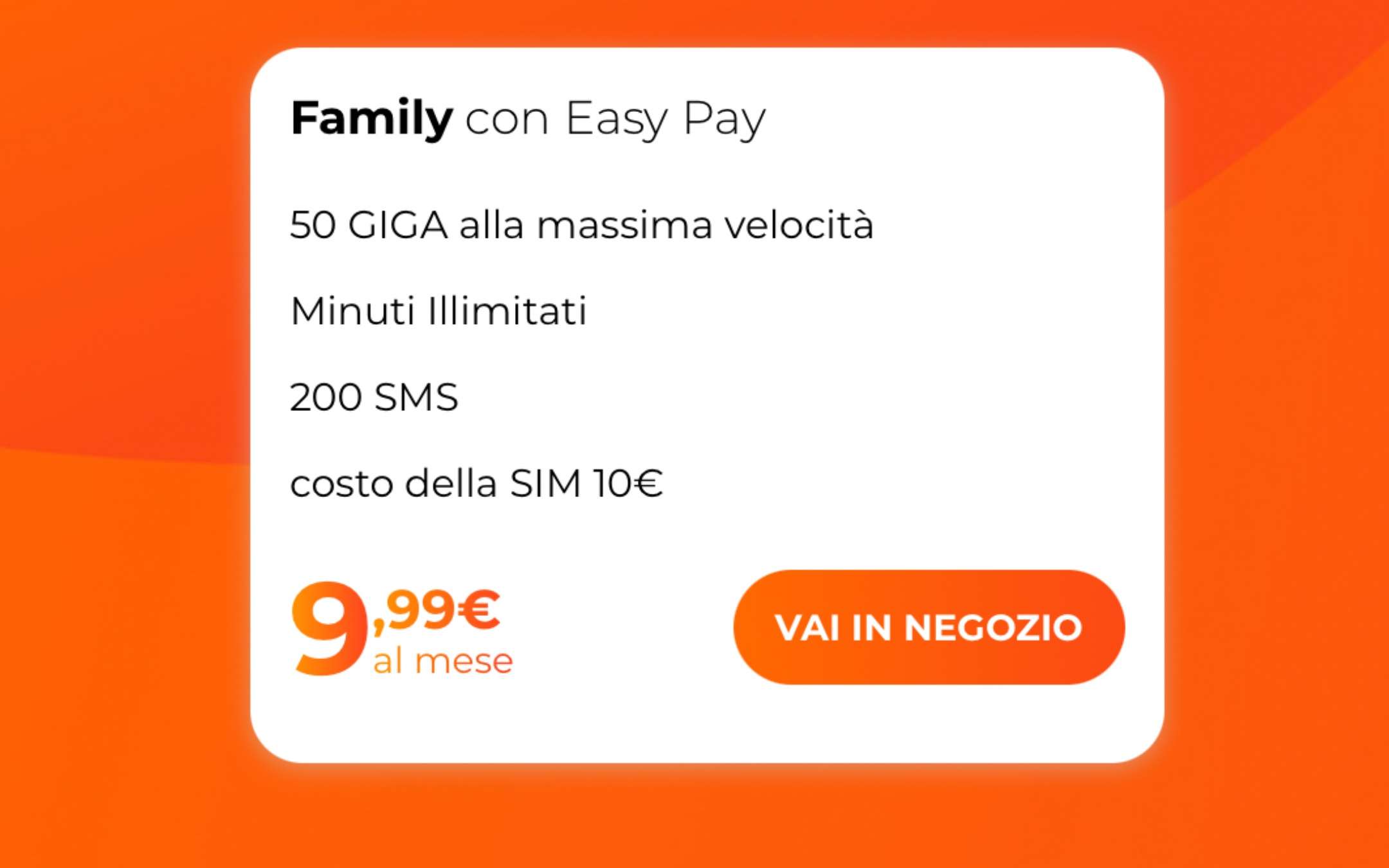 WINDTRE Black Friday: Promo Family a 9,99€ al mese