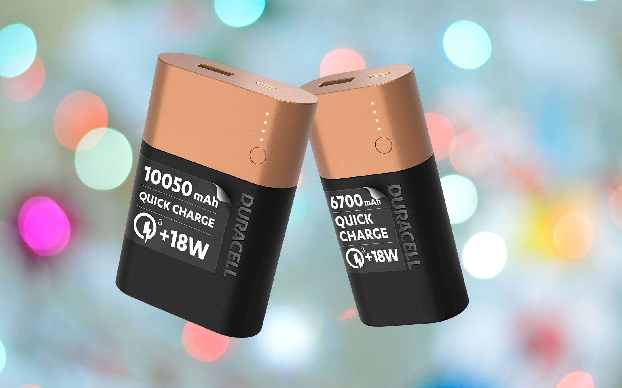 Duracell: arrivano i nuovi bellissimi powerbank