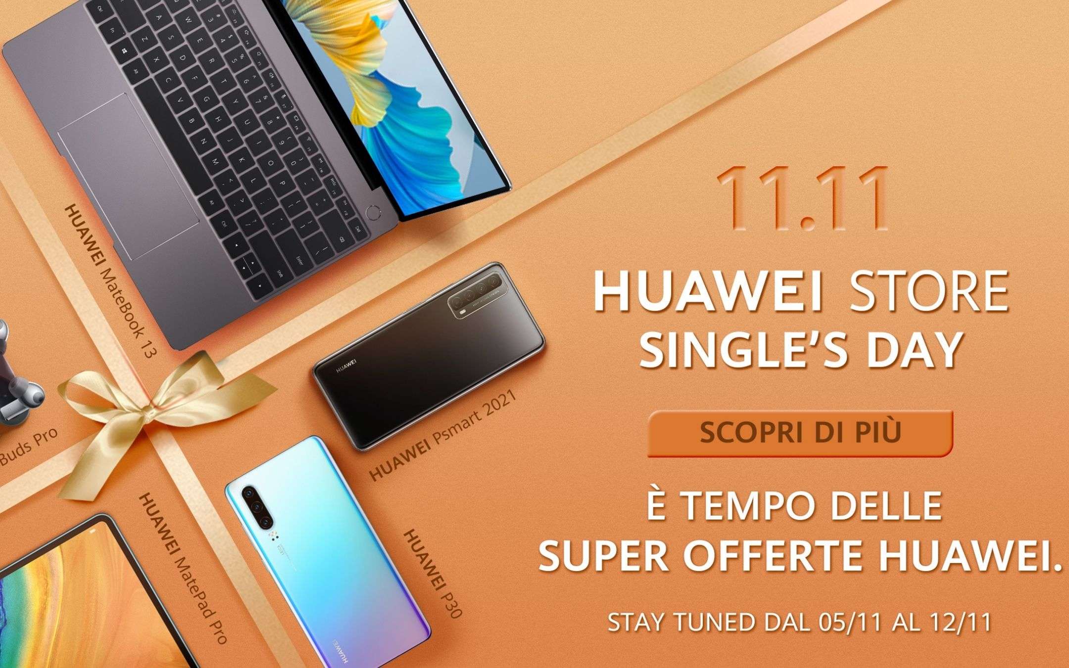 Huawei Store Single's Day: una settimana di promo