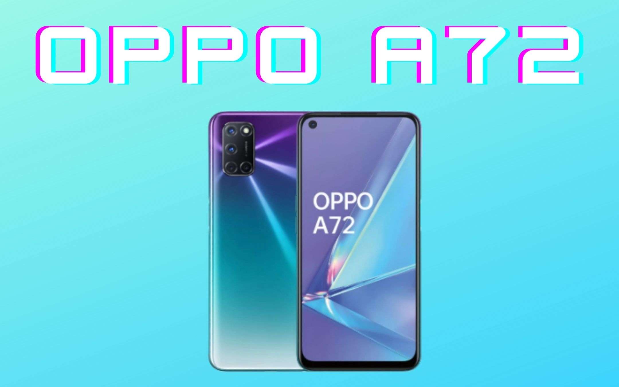 OPPO A72 scontato di 100€ sul prezzo di vendita