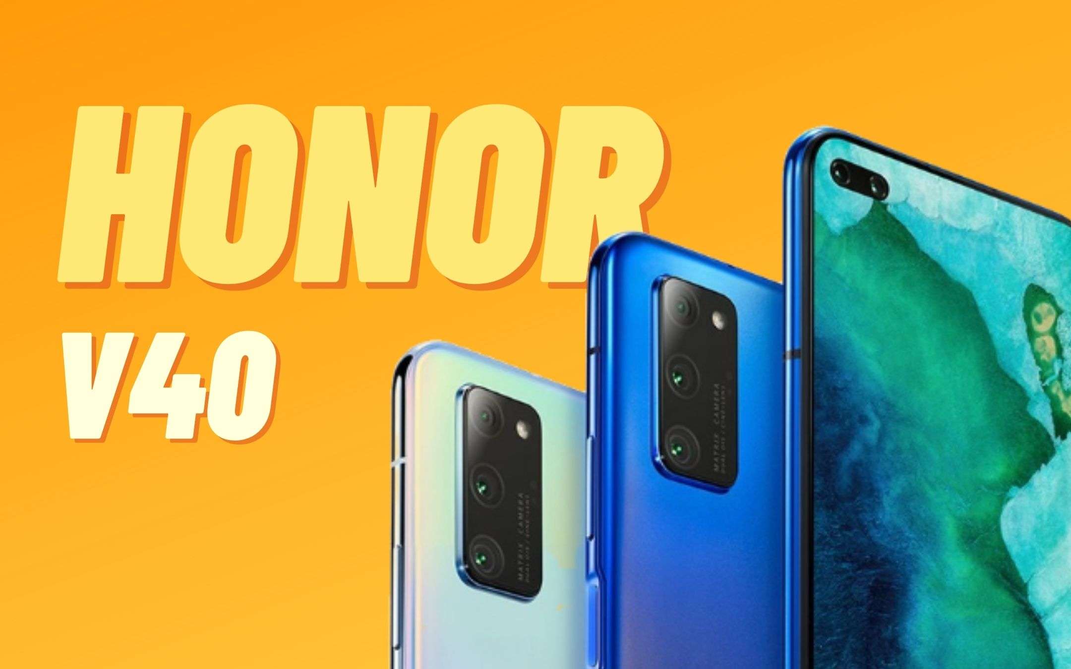 Honor V40: a bordo ci sarà uno schermo incredibile