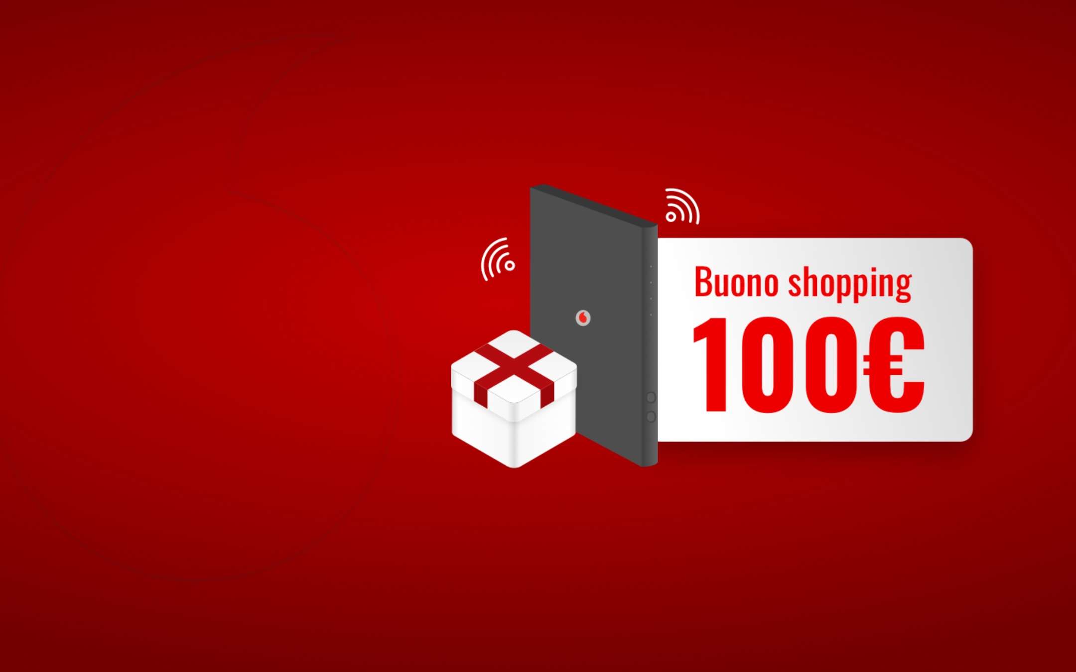 Vodafone Unlimited: Fibra con 100€ di buono sconto