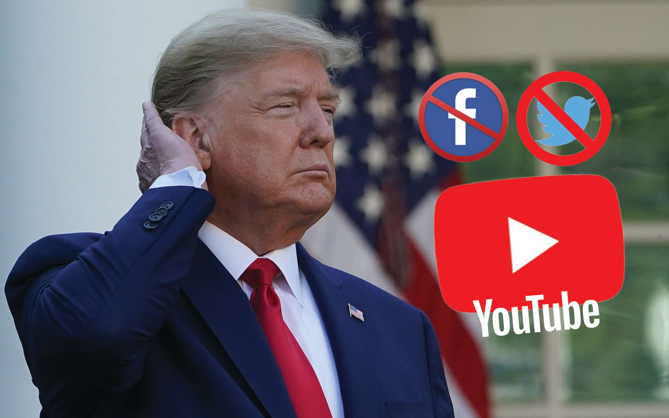 Trump: sospeso anche il canale YouTube del presidente USA