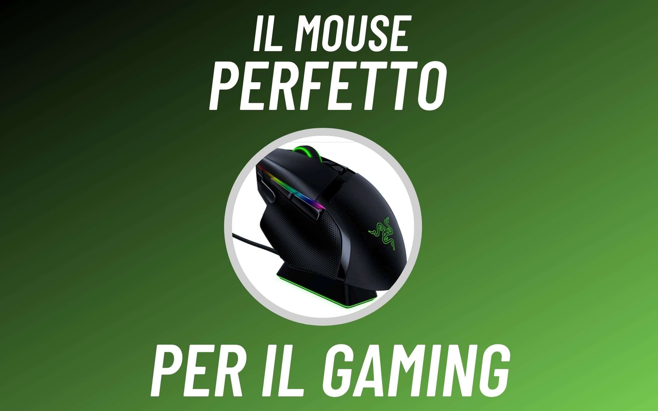 Il mouse PERFETTO per il gaming scontato del 21%