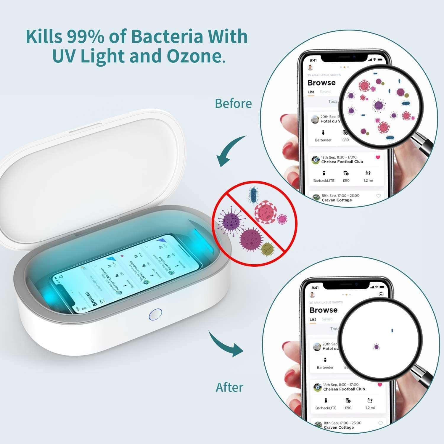 sterilizzatore smartphone