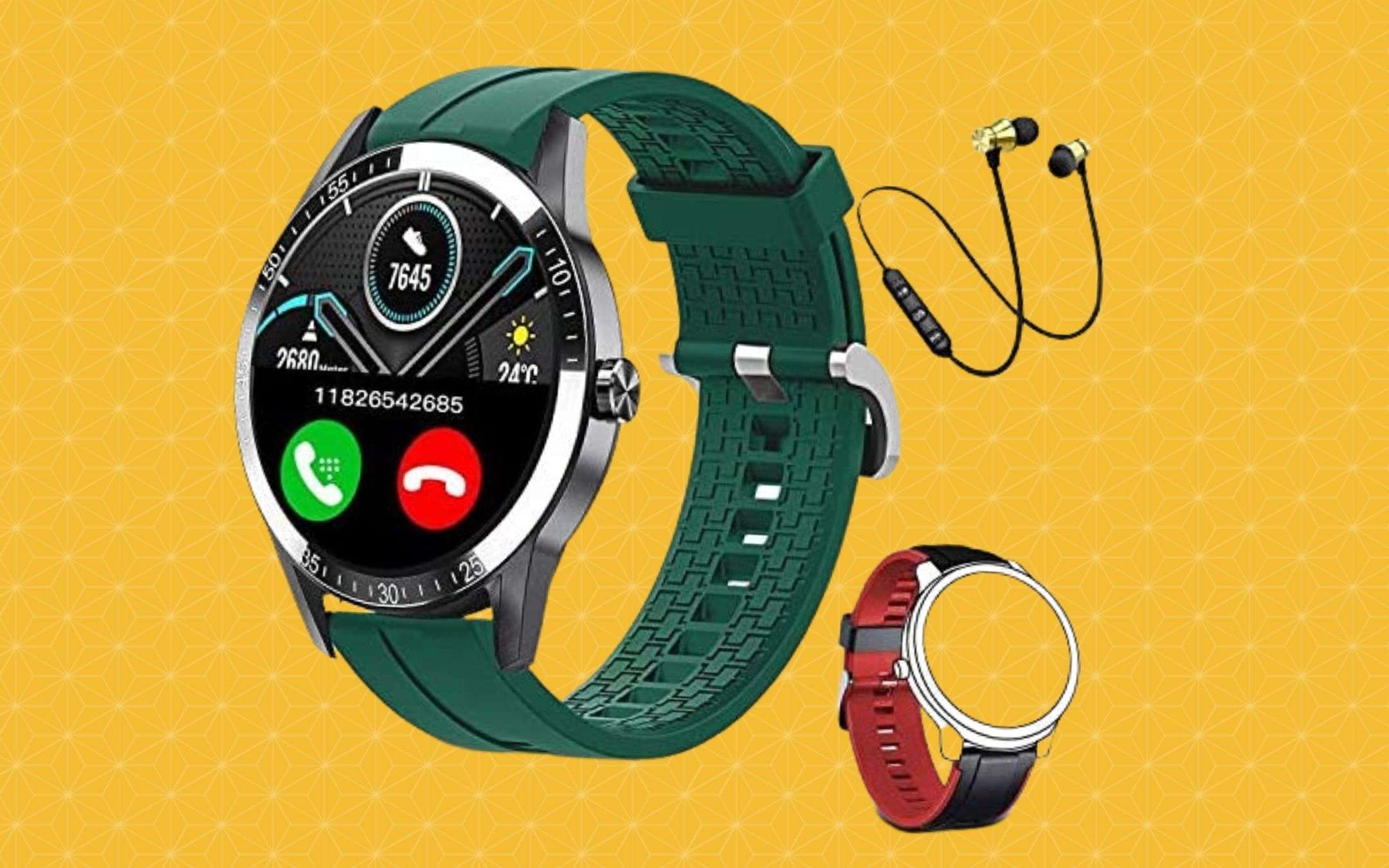 Smartwatch premium + 2 regali: tutto 37€ su Amazon