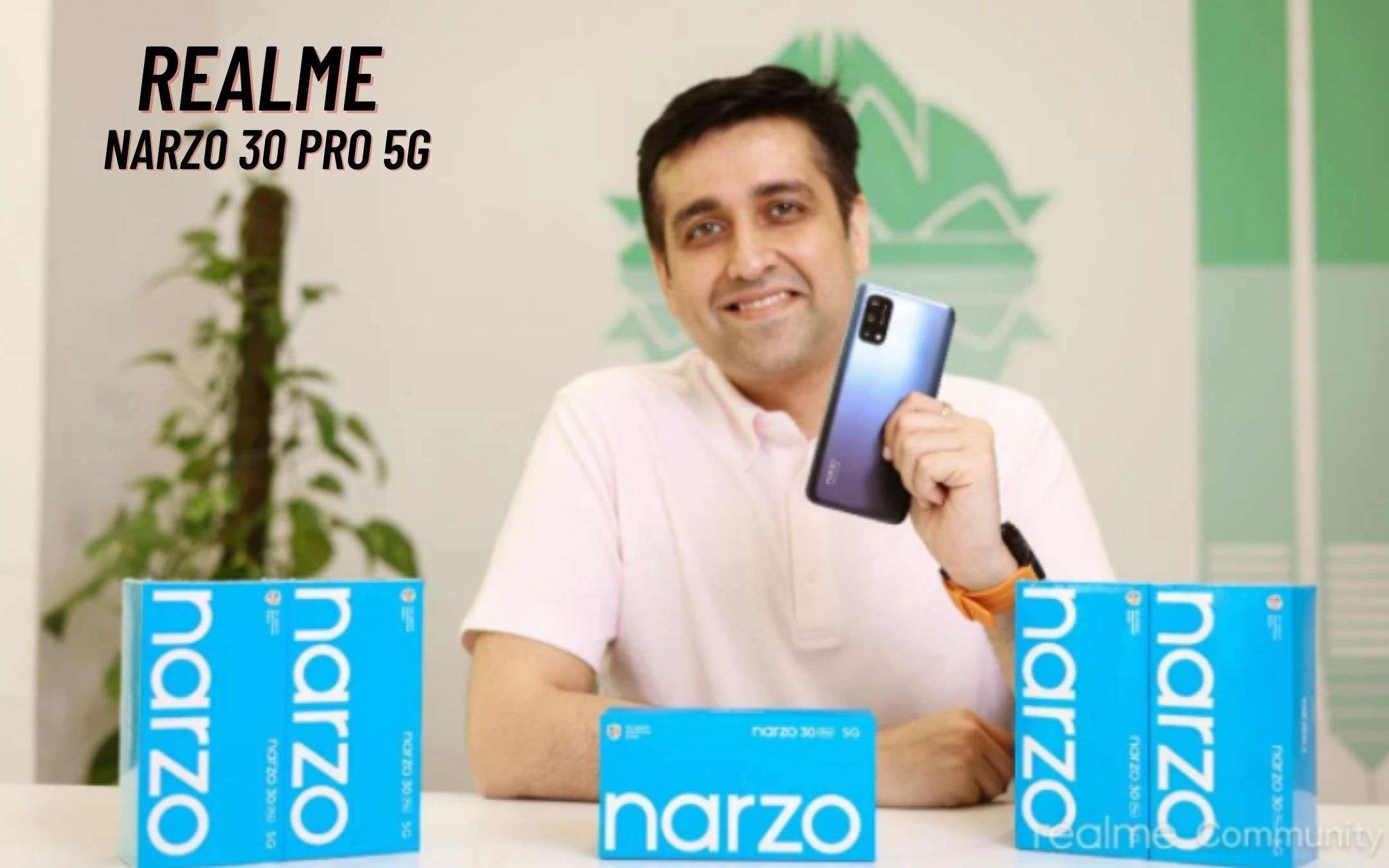 Realme Narzo 30 Pro 5G: eccolo dal vivo (FOTO)