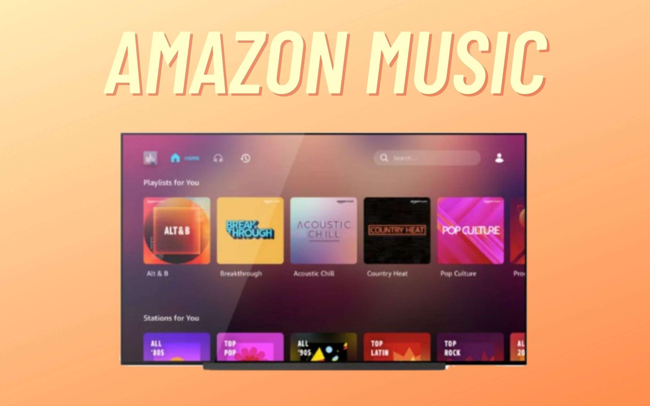 Amazon Music: disponibile su Google TV e Android TV