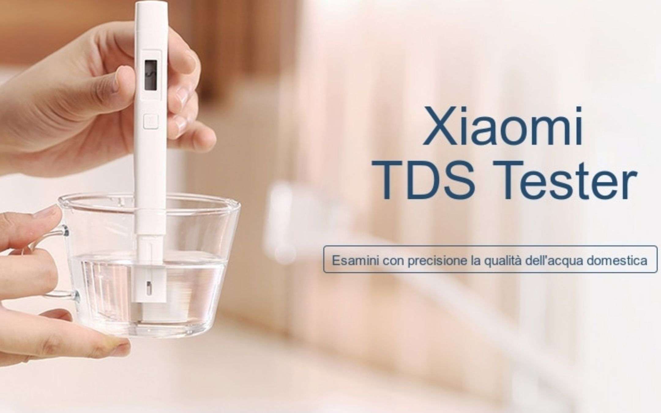 Xiaomi: tester acqua preciso e riutilizzabile, prezzo WOW (14€)