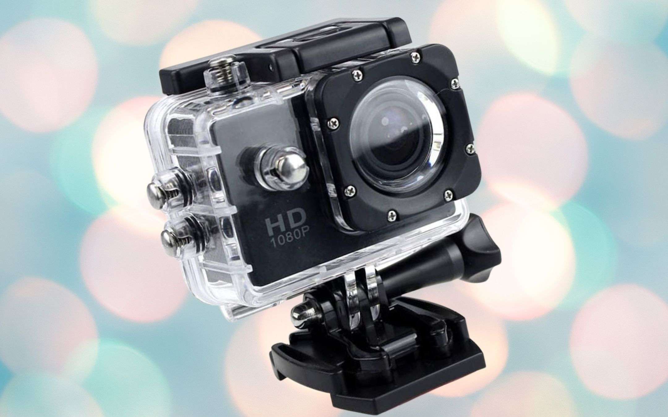 Action cam con accessori: 13€ su Amazon, un affare