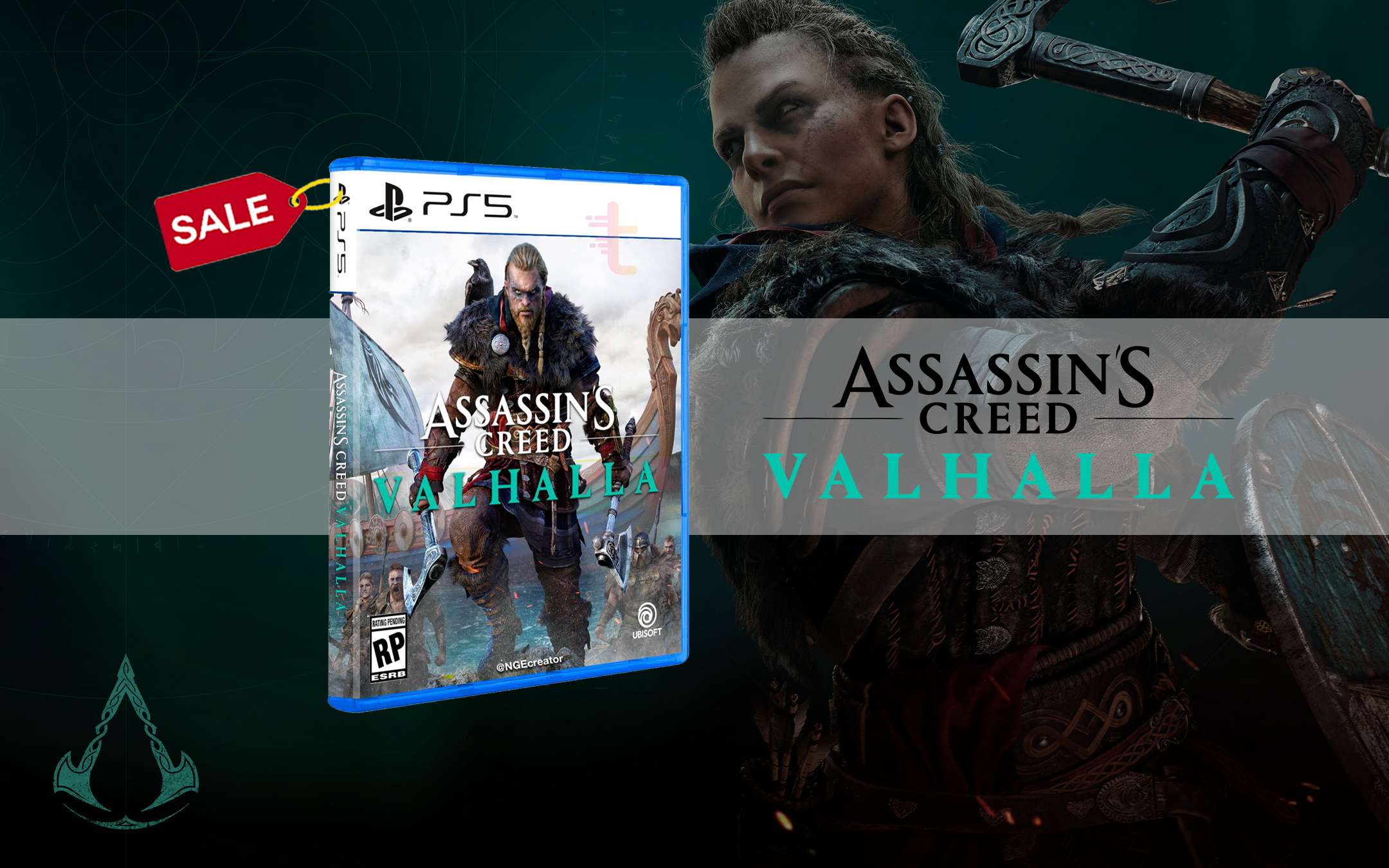 Assassin's Creed Valhalla per PS4 a metà prezzo : Offerte Amazon