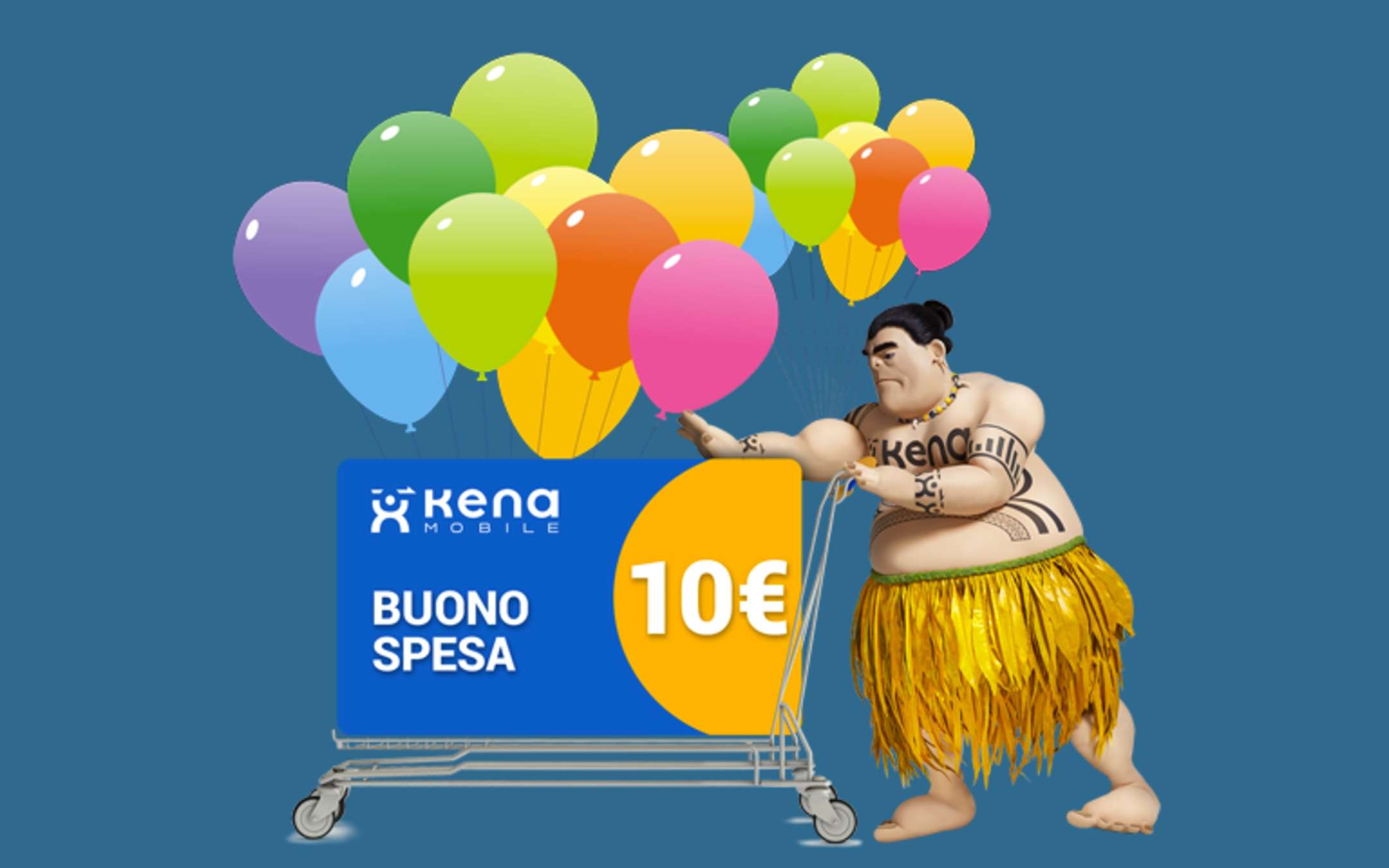 Kena Mobile: buono spesa da 10€ con la portabilità