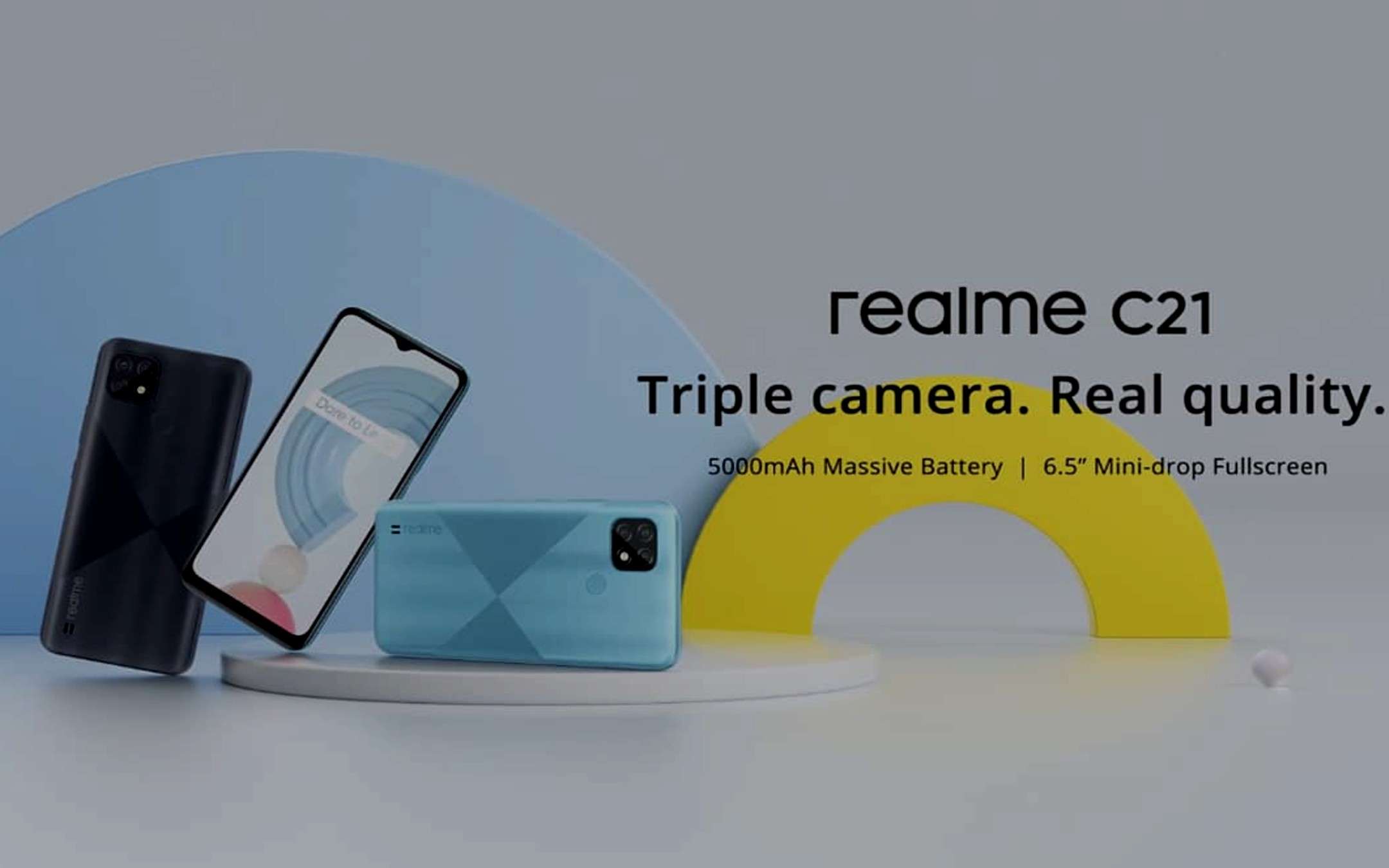 Realme C21 ufficiale: costa pochissimo e ha tutto