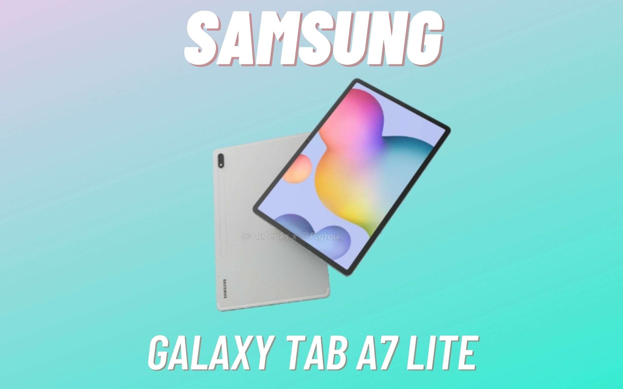 Samsung Galaxy Tab A7 Lite: le specifiche complete