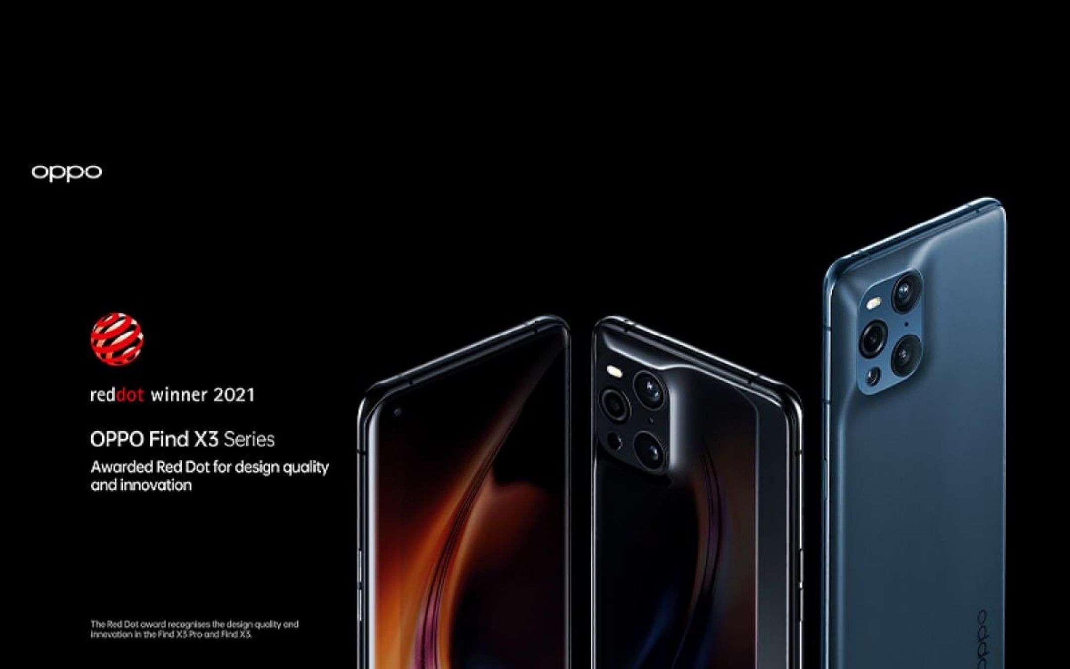 OPPO Find X3 Pro vince il Red Dot Product Design Award