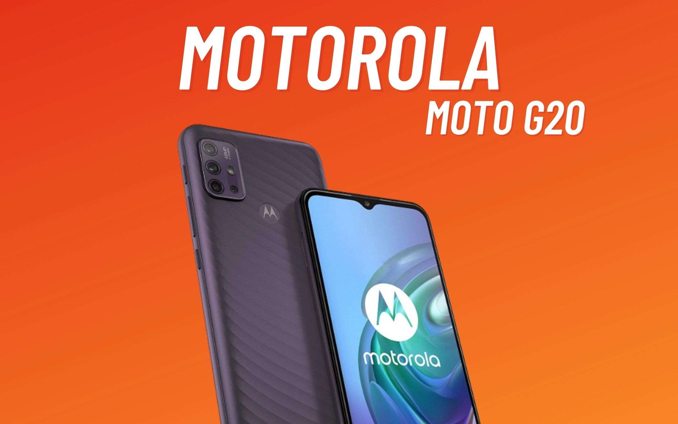 Motorola G20: TUTTO quello che c'è da sapere