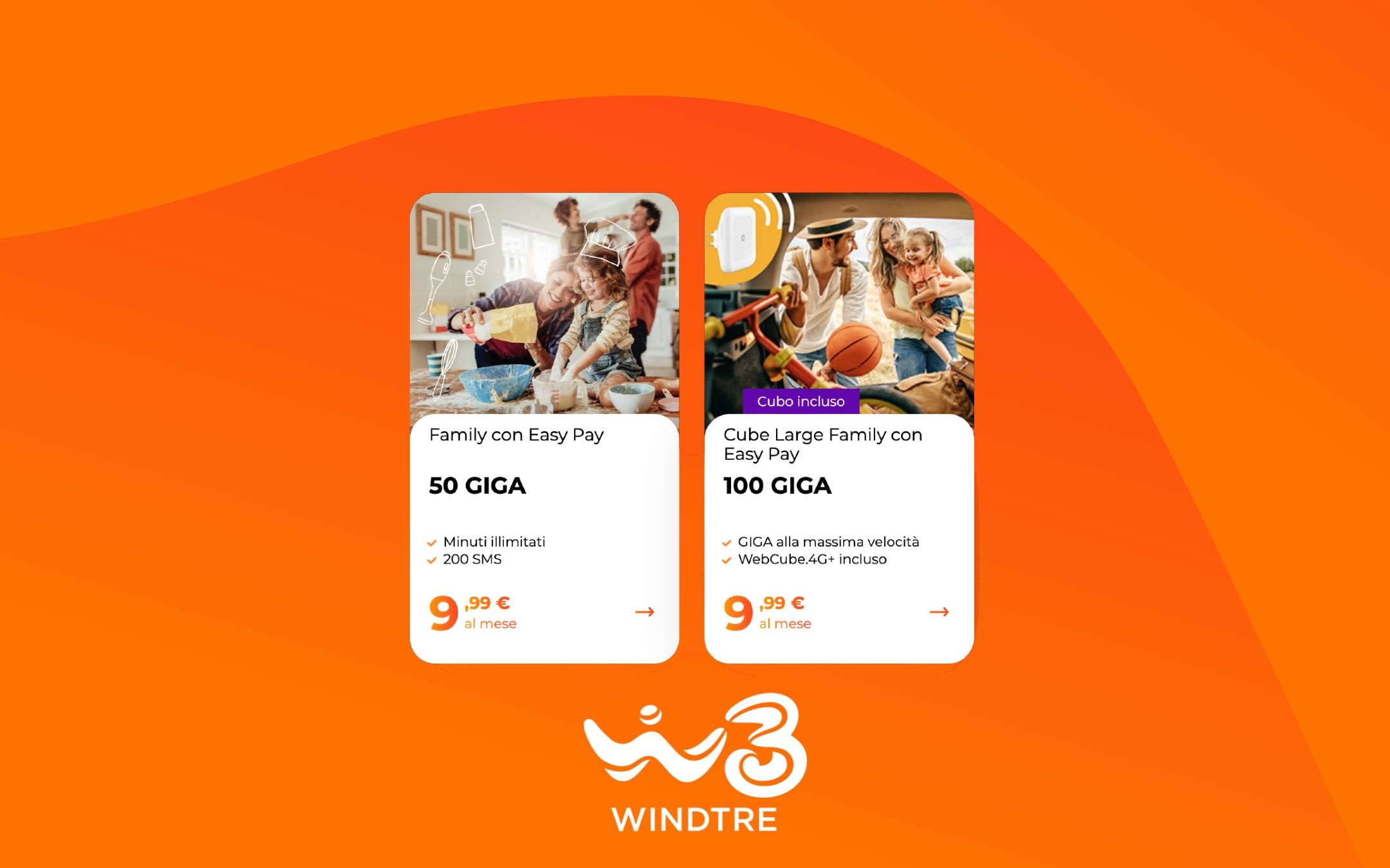 WINDTRE: novità sulla promo Family, scoprile