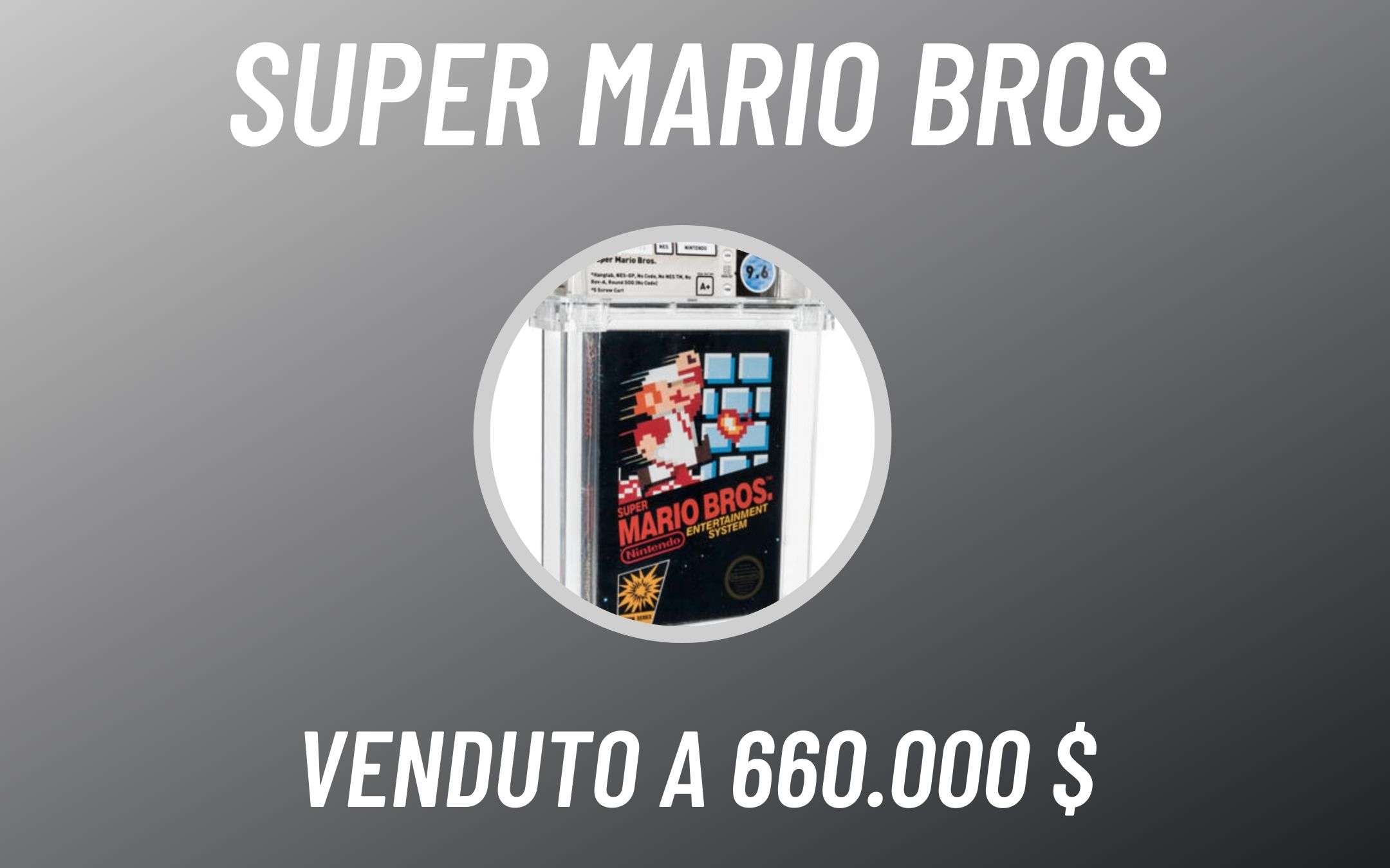 Super Mario Bros: copia venduta per 660.000 DOLLARI!