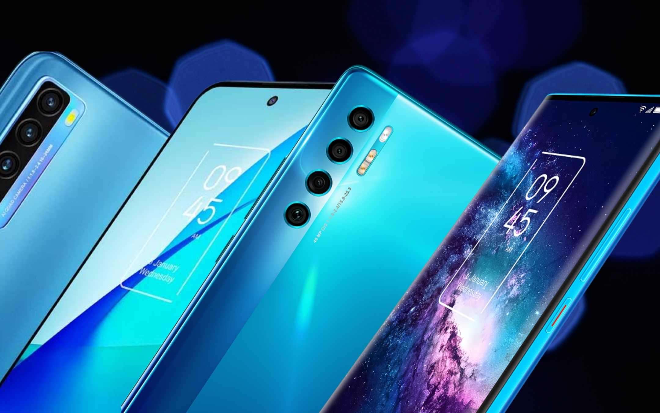 TCL 20Pro 5G, TCL 20L+ e TCL 20L sono ufficiali